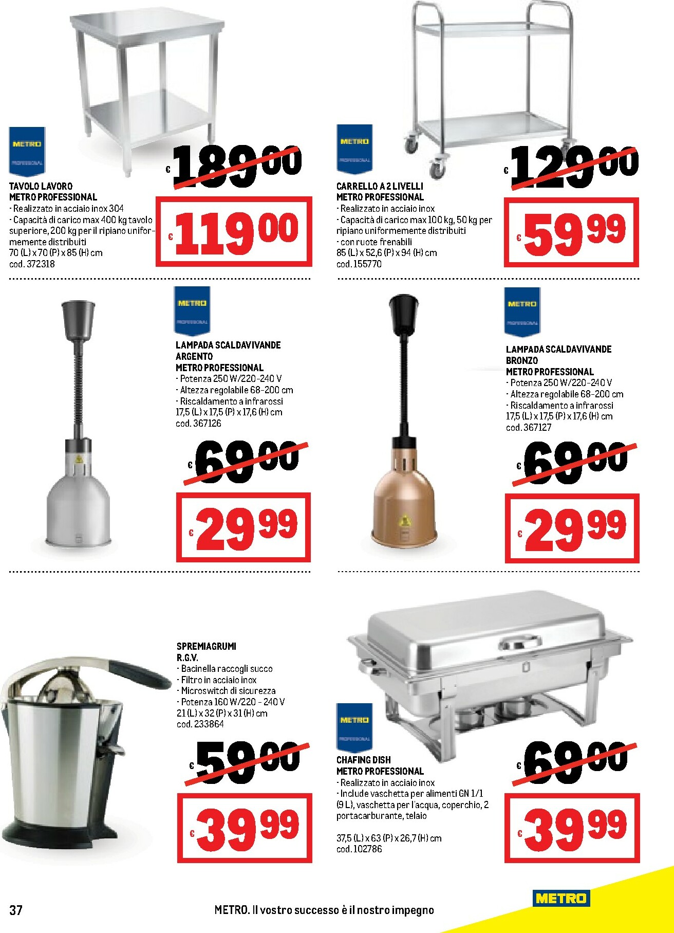 metro - Volantino Metro valido dal 20/11 al 03/12 - page: 37