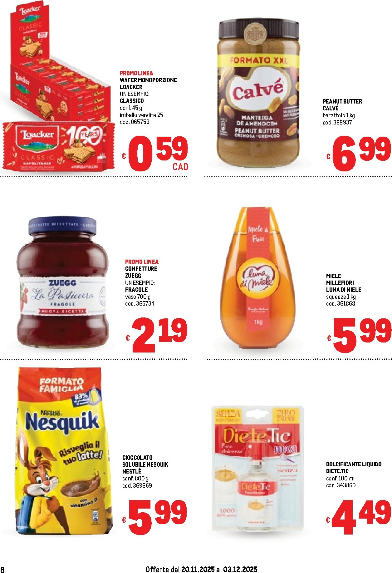 metro - Volantino Metro valido dal 20/11 al 03/12 - page: 8