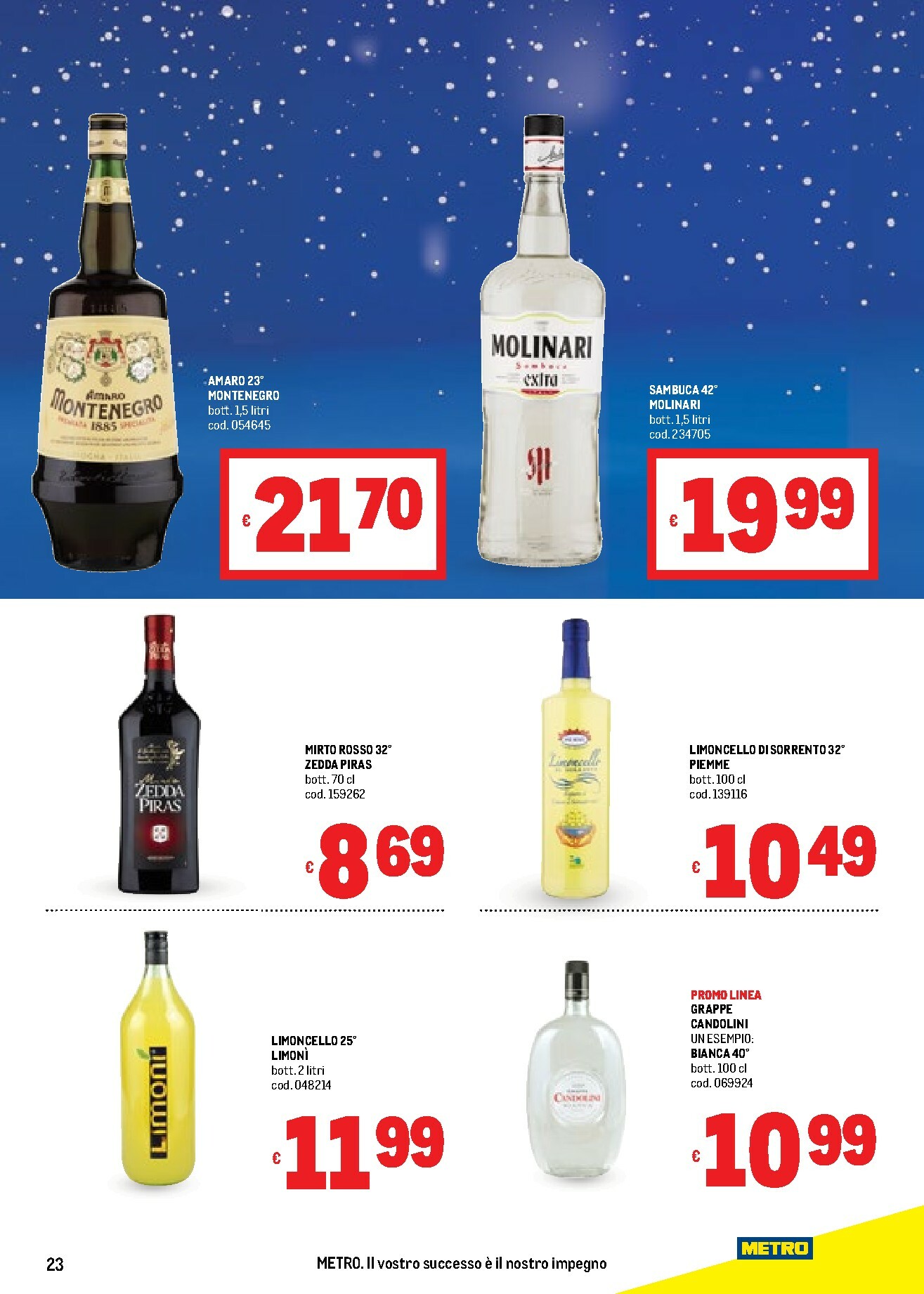 metro - Volantino Metro valido dal 20/11 al 03/12 - page: 23