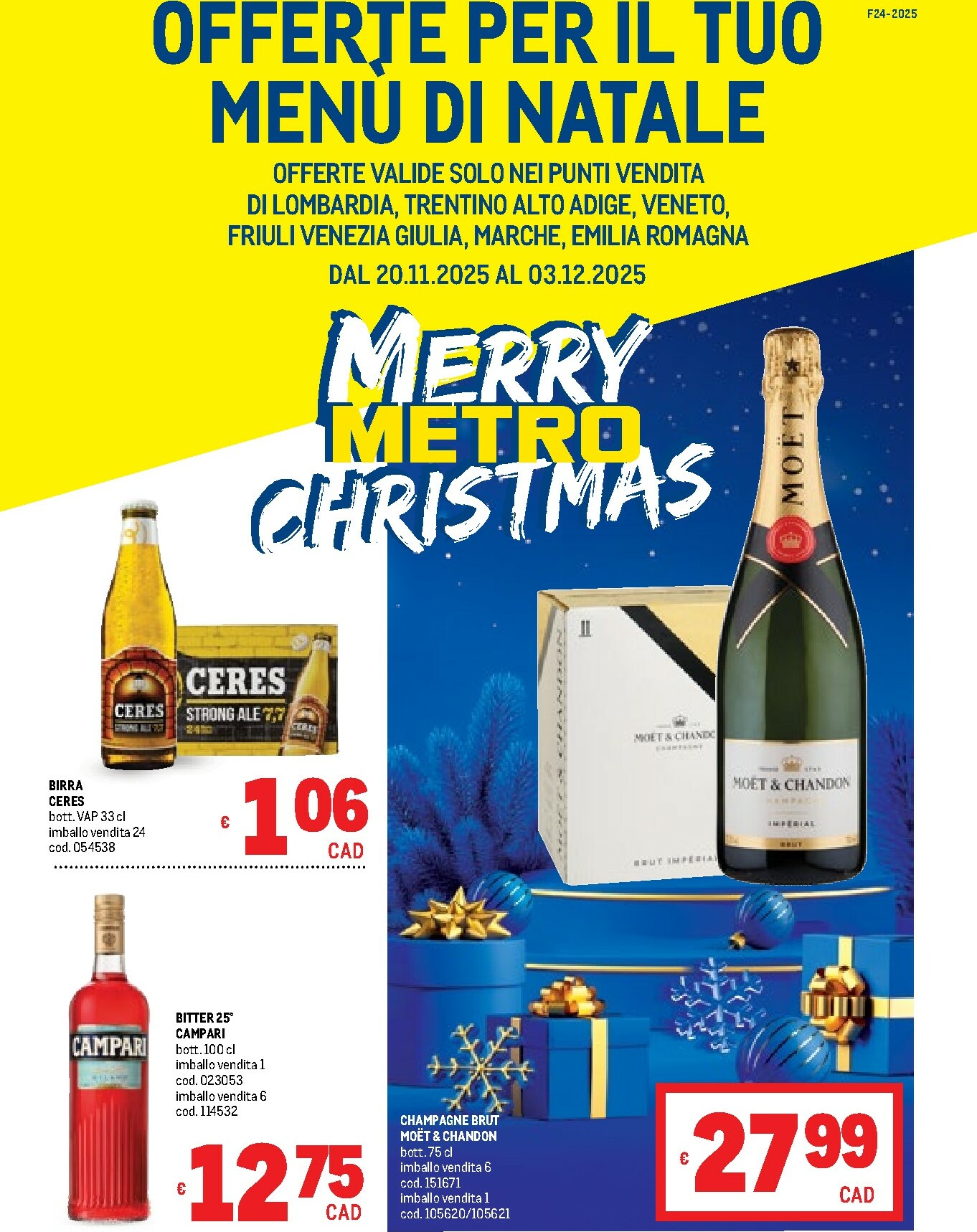 metro - Volantino Metro valido dal 20/11 al 03/12