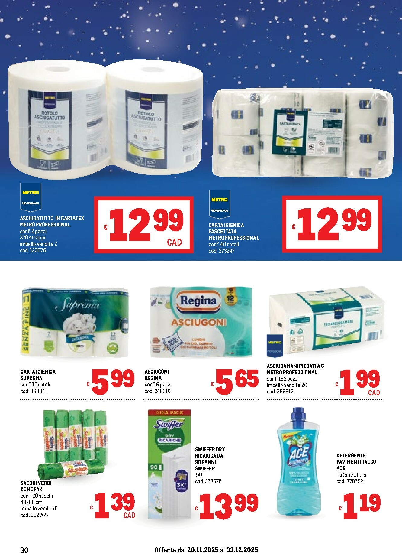 metro - Volantino Metro valido dal 20/11 al 03/12 - page: 30