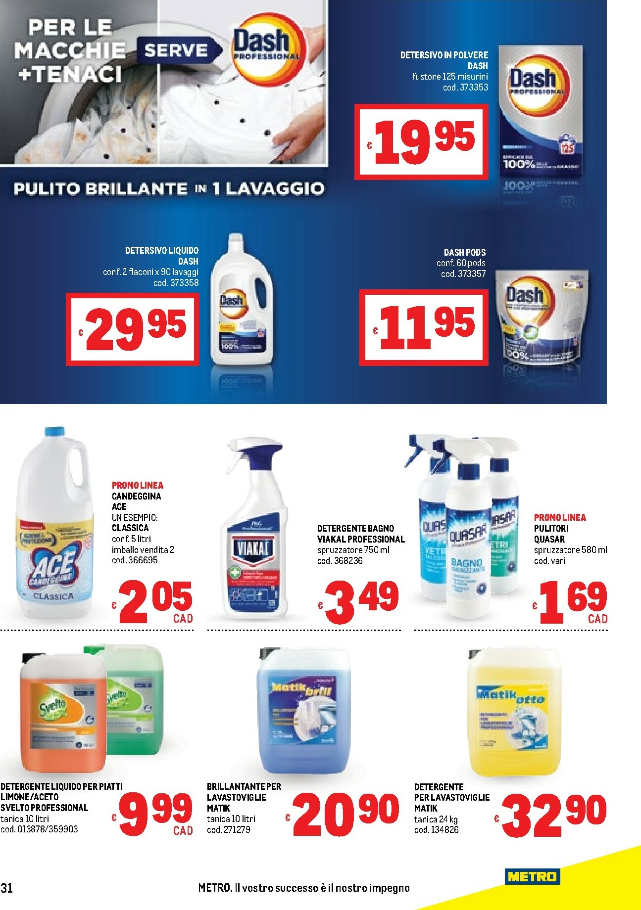 metro - Volantino Metro valido dal 20/11 al 03/12 - page: 31