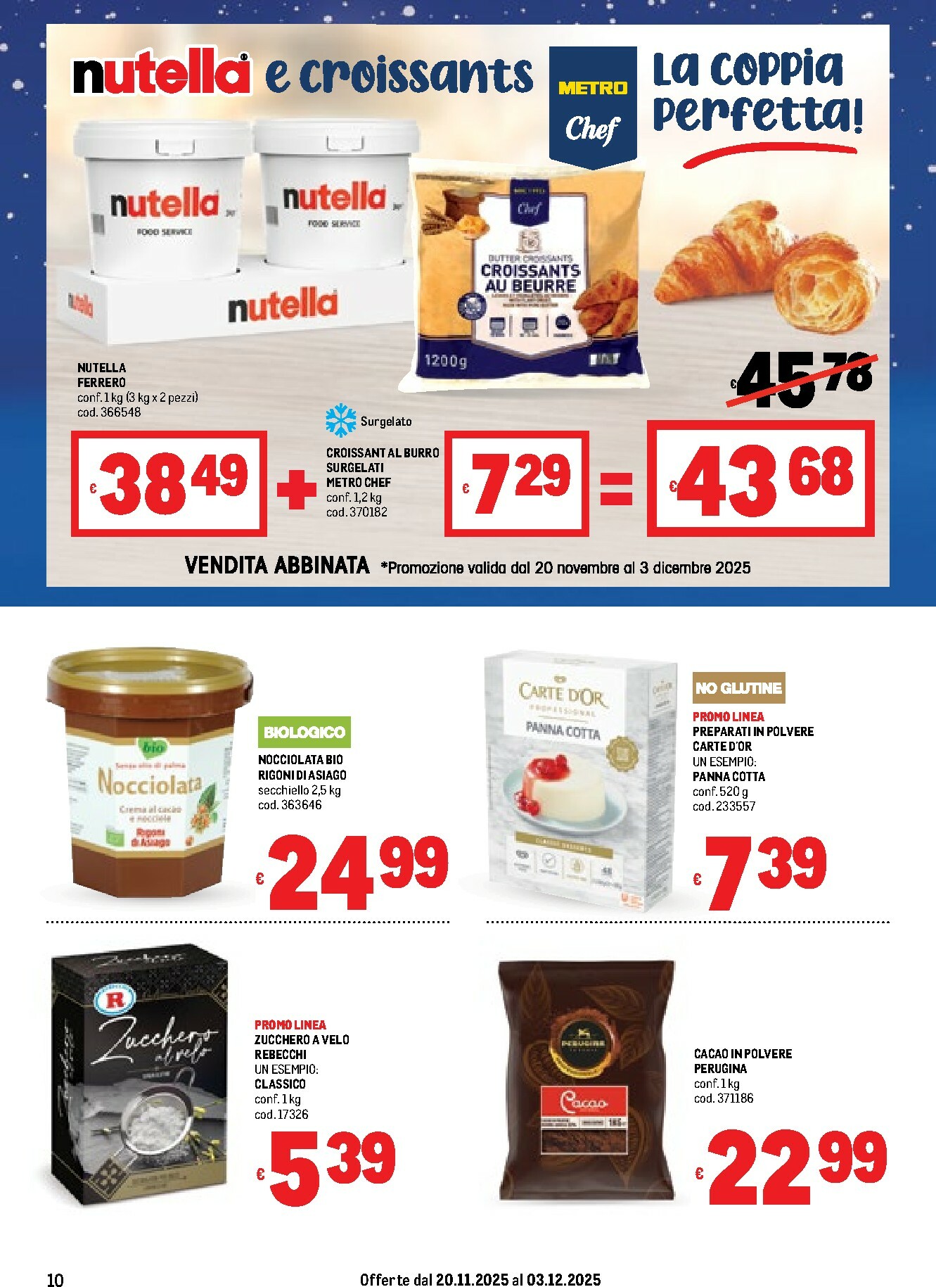 metro - Volantino Metro valido dal 20/11 al 03/12 - page: 10