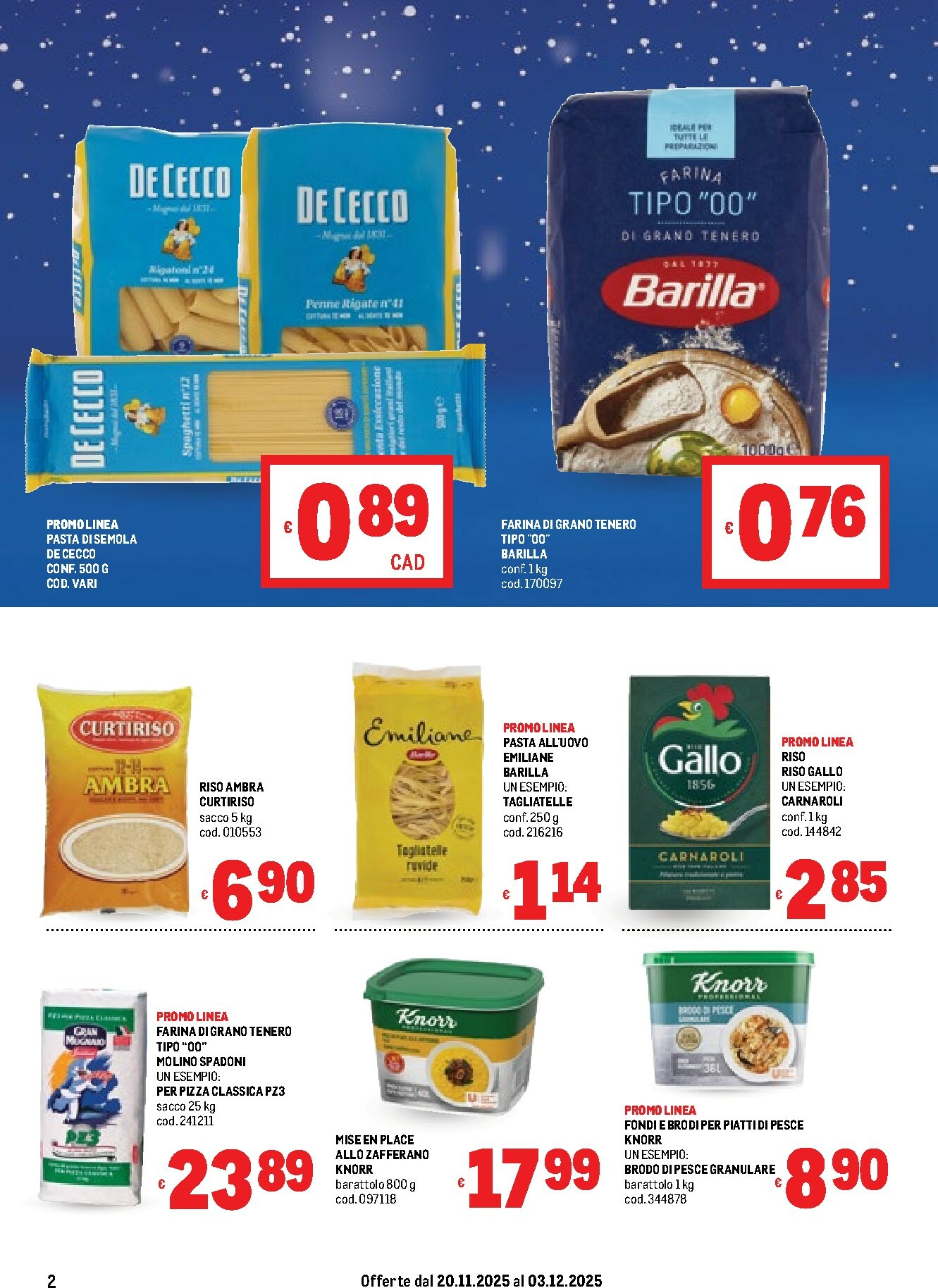 metro - Volantino Metro valido dal 20/11 al 03/12 - page: 2