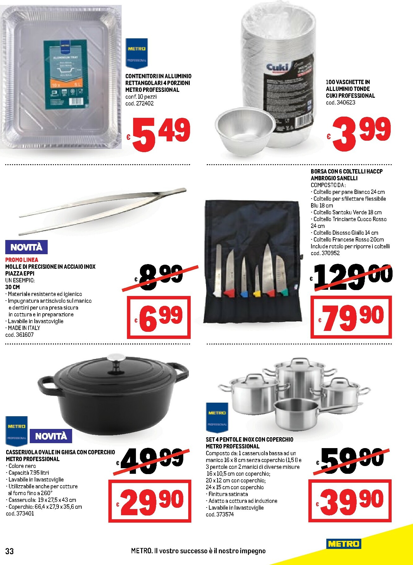 metro - Volantino Metro valido dal 20/11 al 03/12 - page: 33
