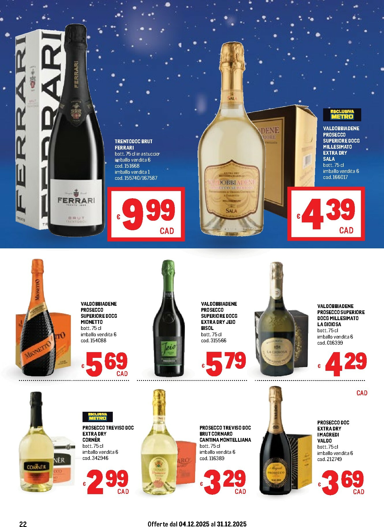metro - Volantino Metro valido dal 04/12 al 31/12 - page: 22