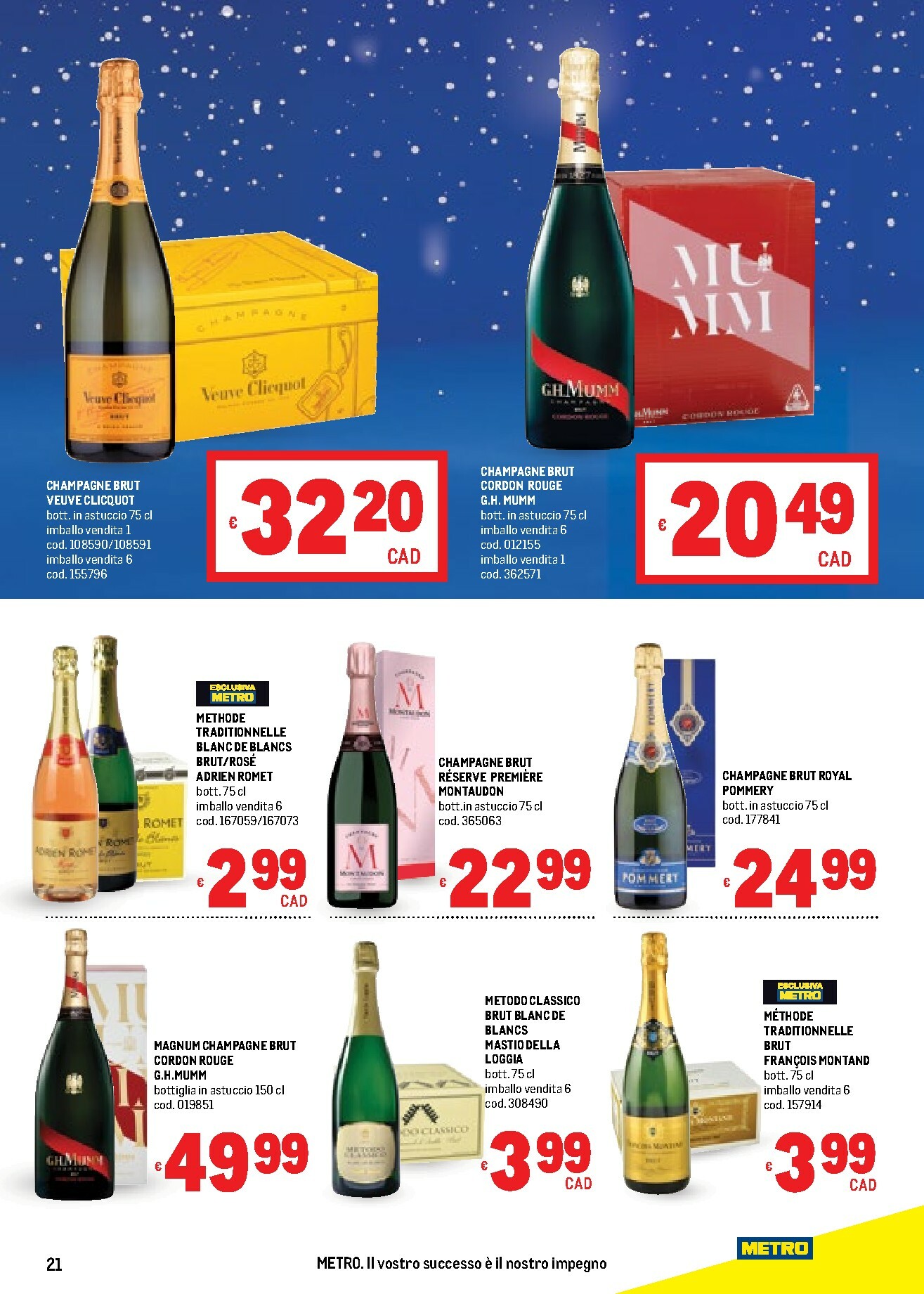 metro - Volantino Metro valido dal 04/12 al 31/12 - page: 21