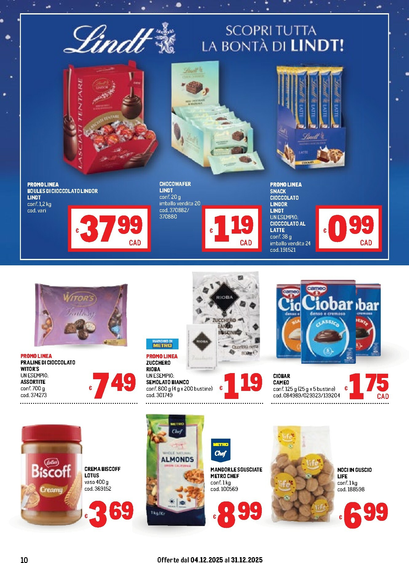 metro - Volantino Metro valido dal 04/12 al 31/12 - page: 10