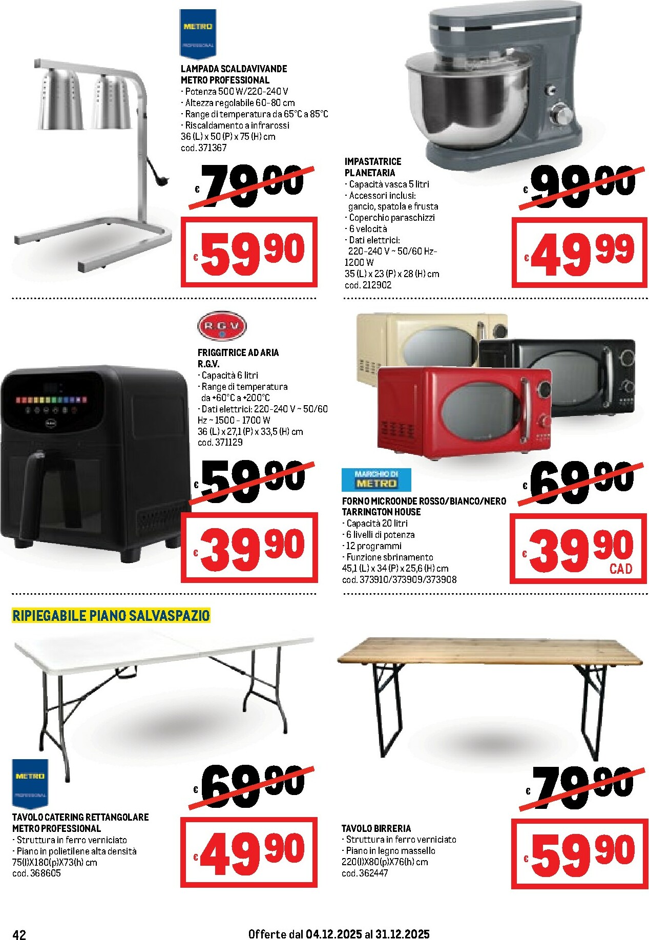 metro - Volantino Metro valido dal 04/12 al 31/12 - page: 42
