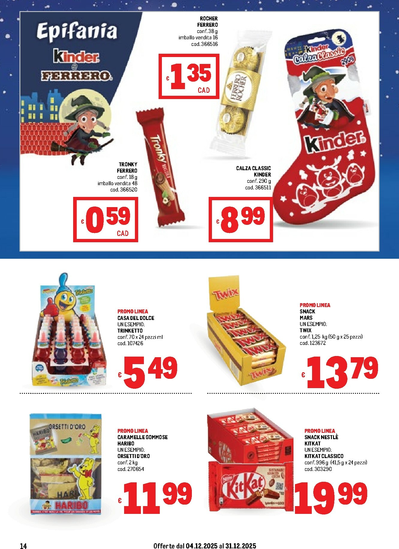 metro - Volantino Metro valido dal 04/12 al 31/12 - page: 14