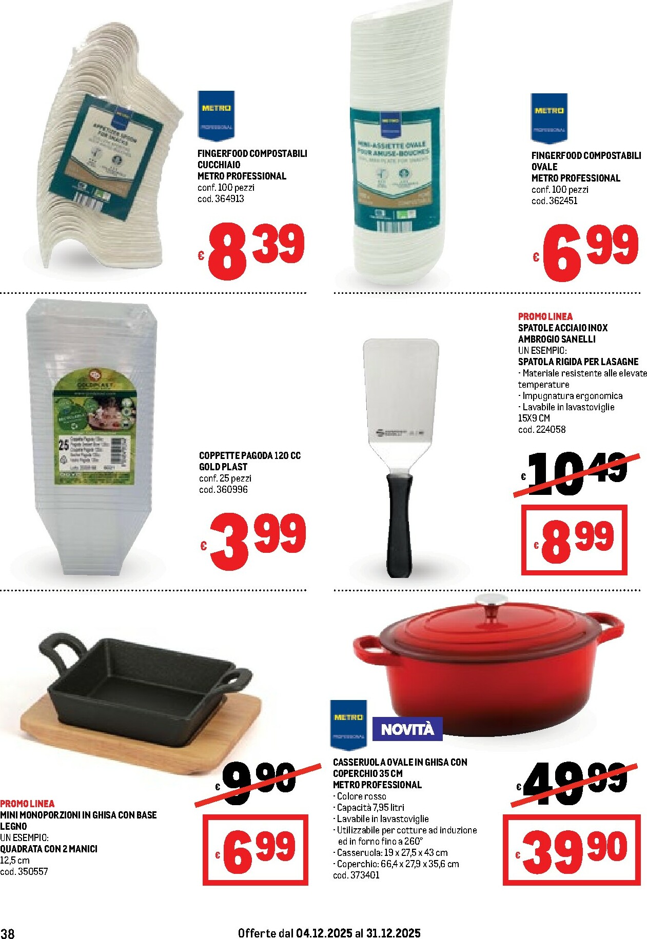 metro - Volantino Metro valido dal 04/12 al 31/12 - page: 38