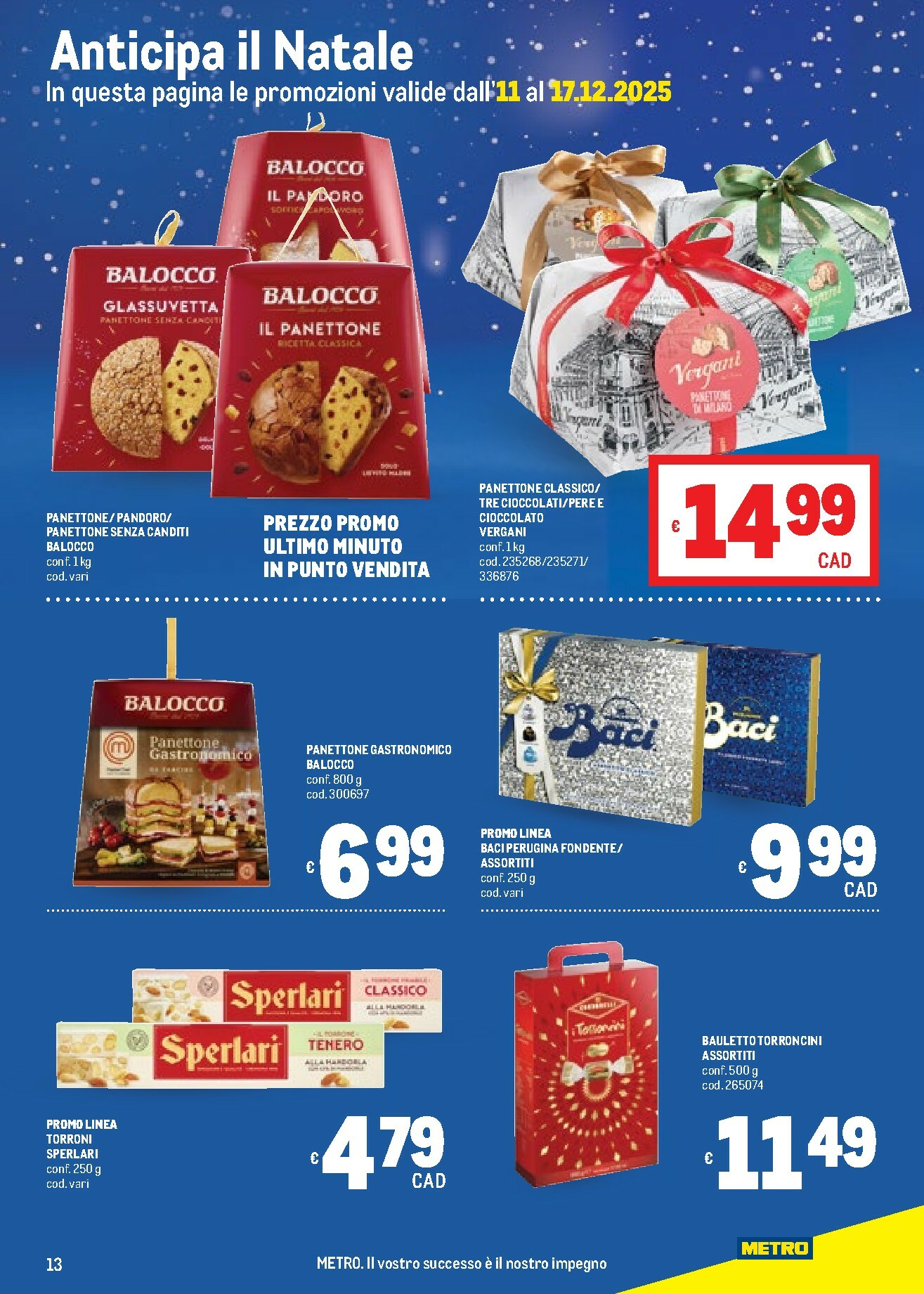 metro - Volantino Metro valido dal 04/12 al 31/12 - page: 13