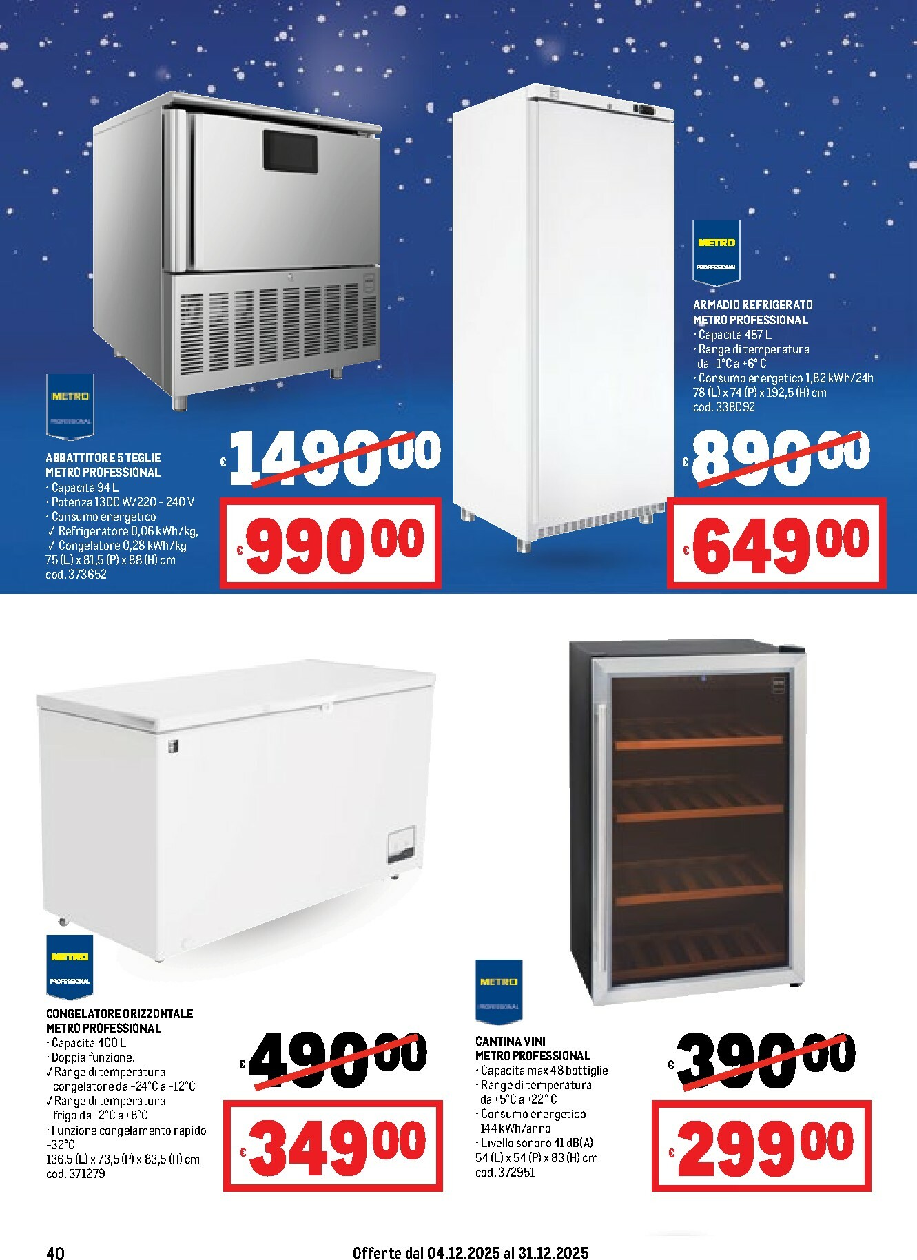 metro - Volantino Metro valido dal 04/12 al 31/12 - page: 40