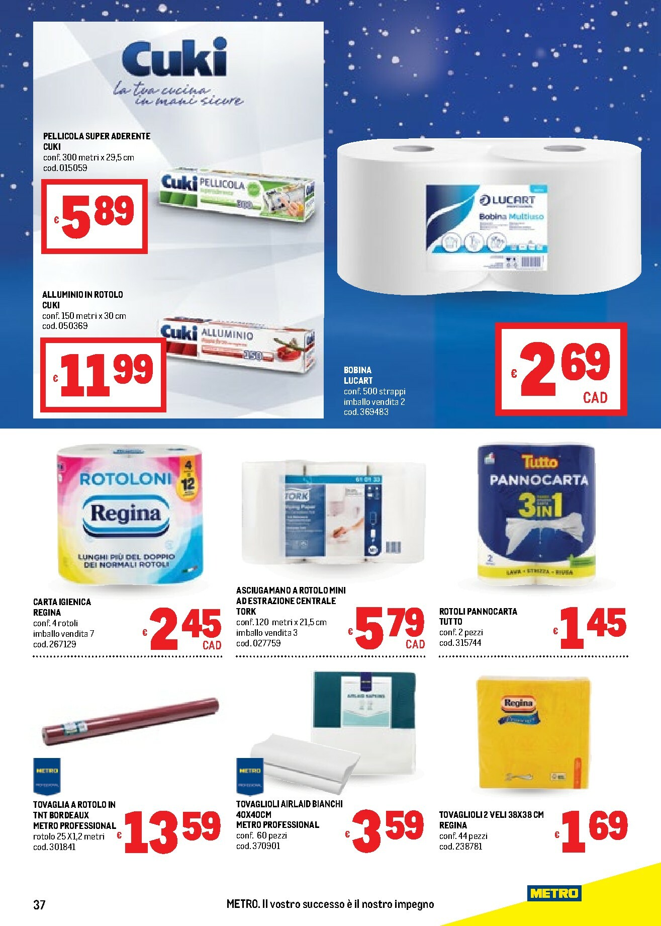 metro - Volantino Metro valido dal 04/12 al 31/12 - page: 37