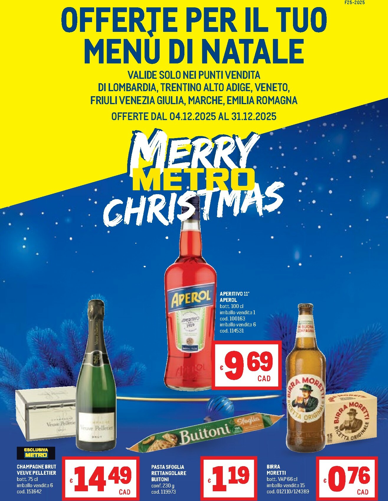 metro - Volantino Metro valido dal 04/12 al 31/12