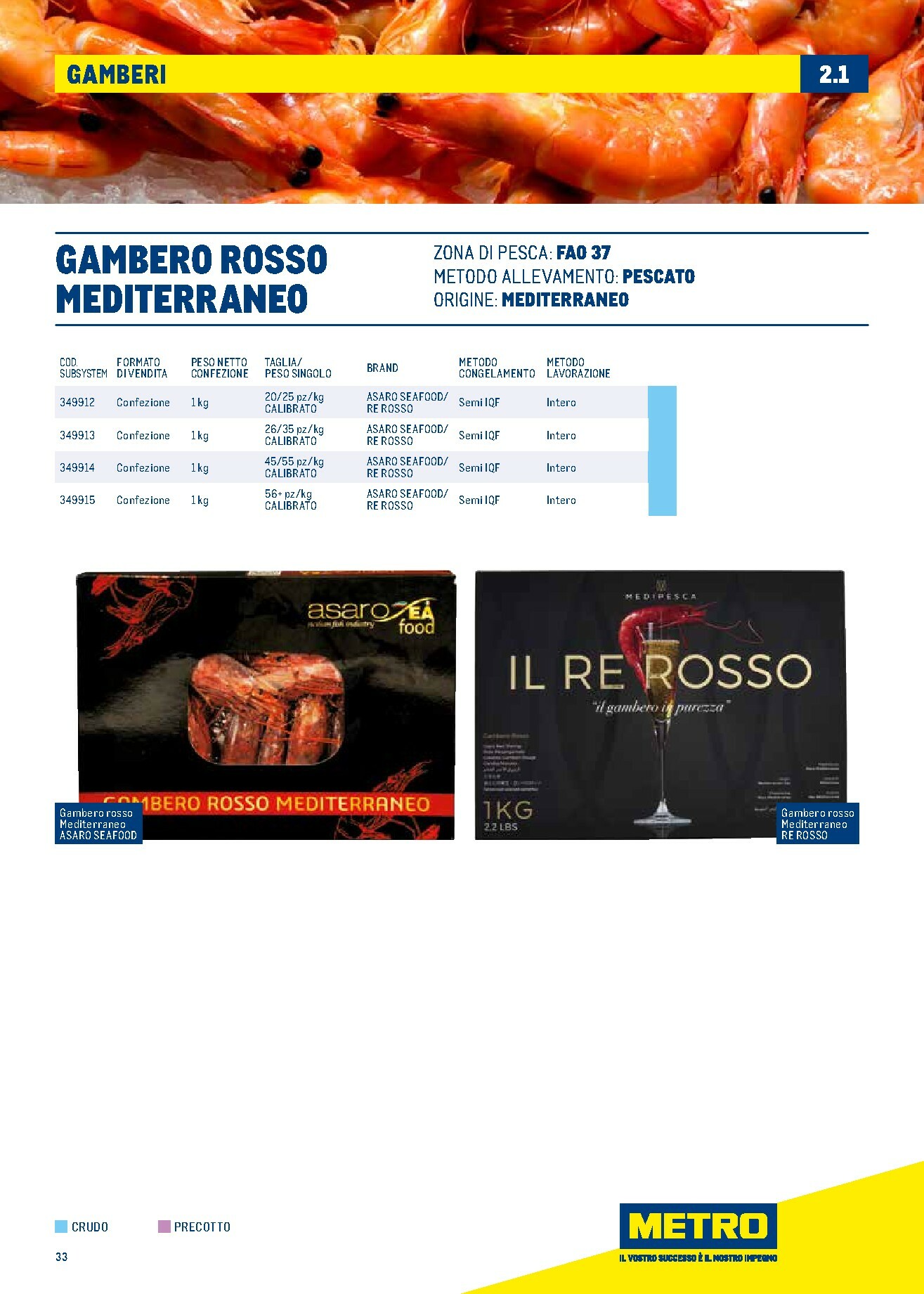 metro - Volantino Metro - Catalogo Surgelati valido dal 01/01 al 31/12 - page: 33