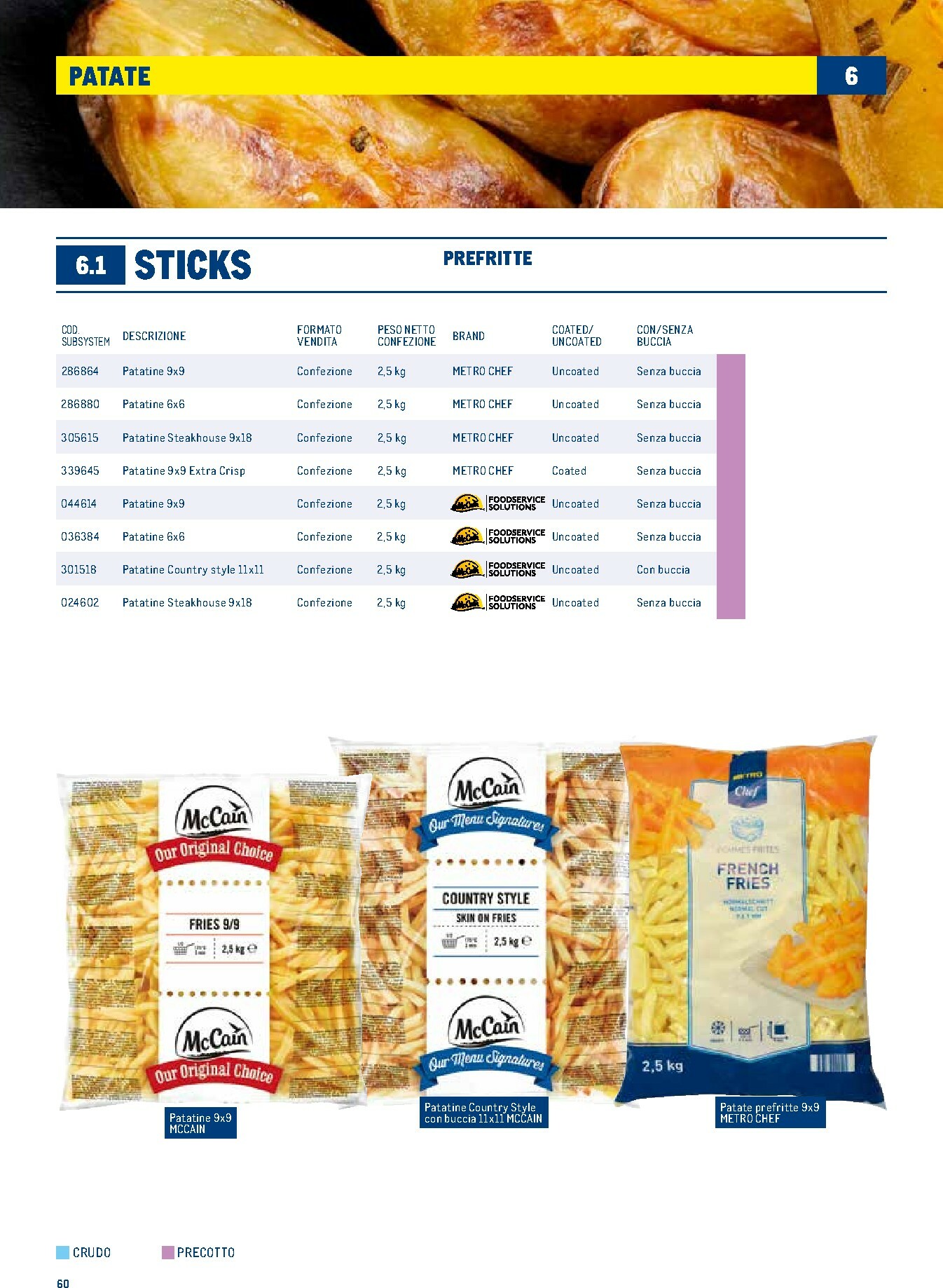 metro - Volantino Metro - Catalogo Surgelati valido dal 01/01 al 31/12 - page: 60