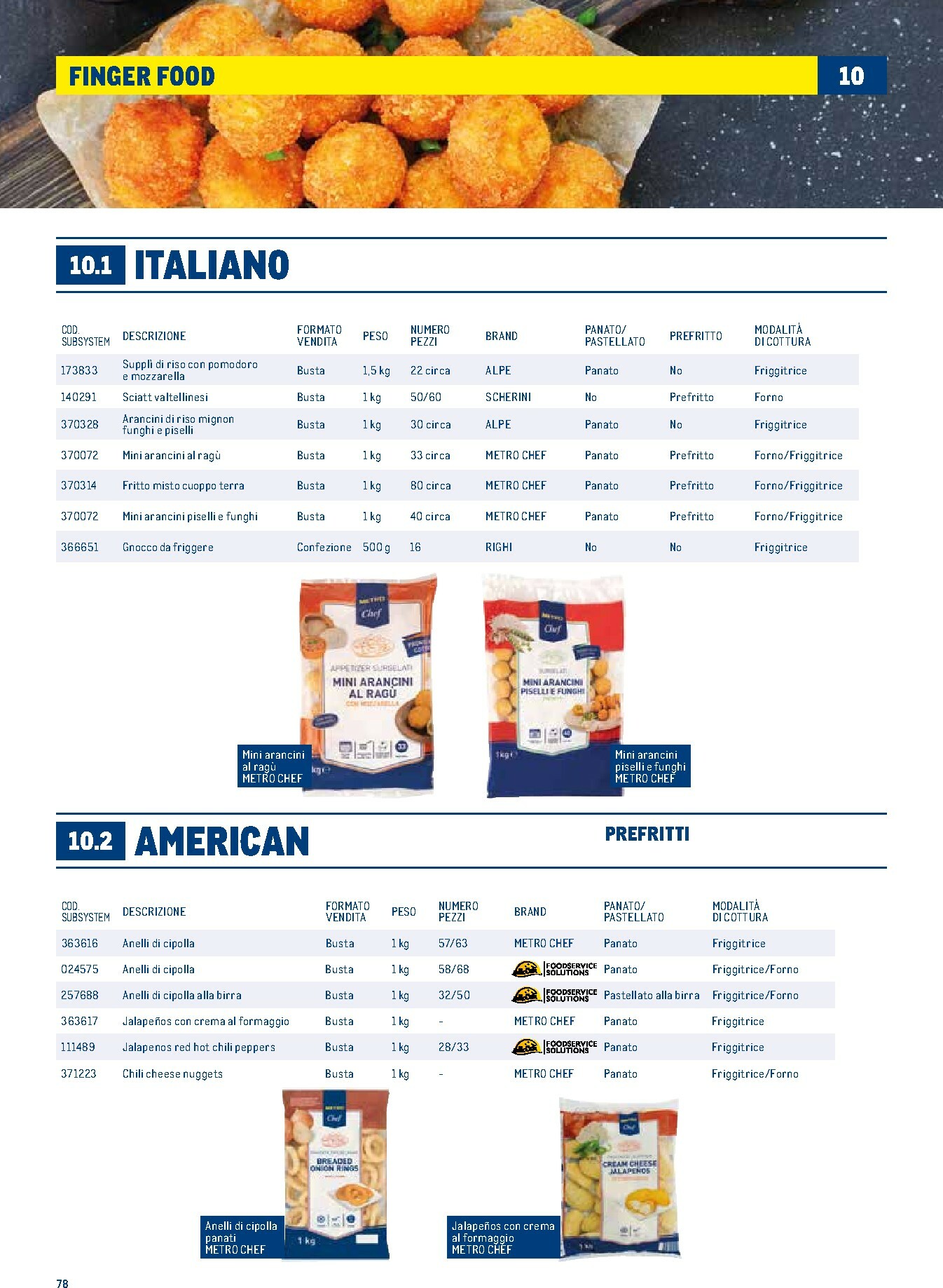 metro - Volantino Metro - Catalogo Surgelati valido dal 01/01 al 31/12 - page: 78