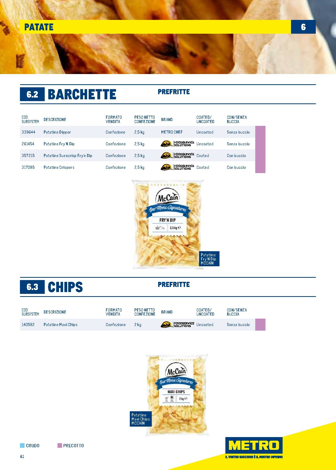 metro - Volantino Metro - Catalogo Surgelati valido dal 01/01 al 31/12 - page: 61