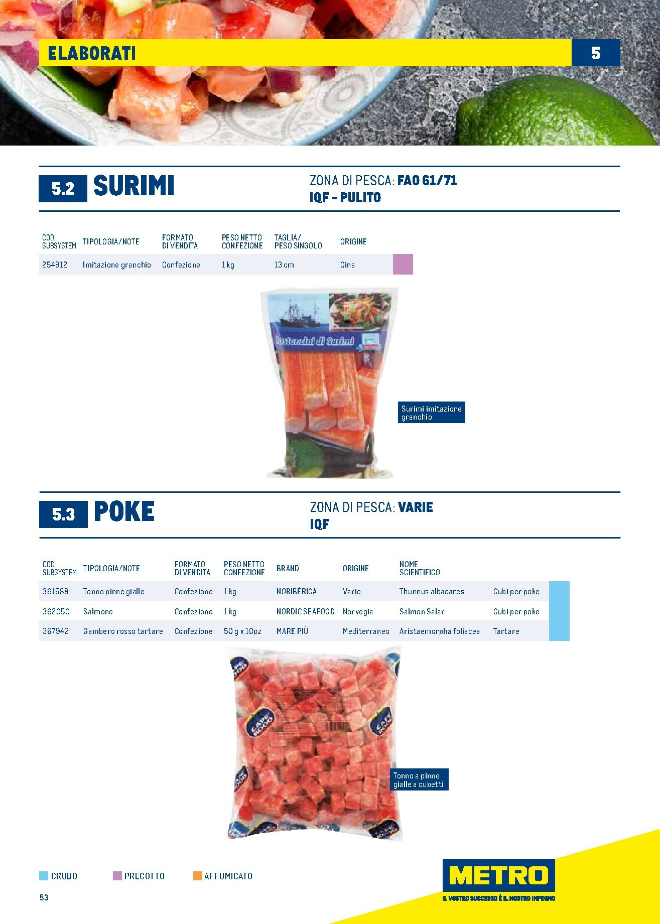 metro - Volantino Metro - Catalogo Surgelati valido dal 01/01 al 31/12 - page: 53