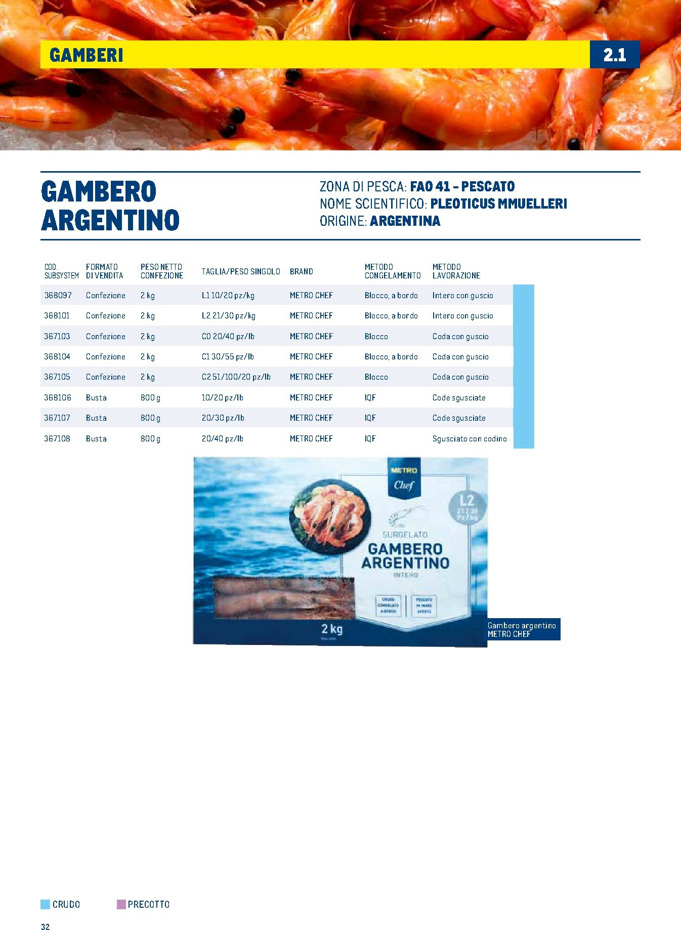 metro - Volantino Metro - Catalogo Surgelati valido dal 01/01 al 31/12 - page: 32