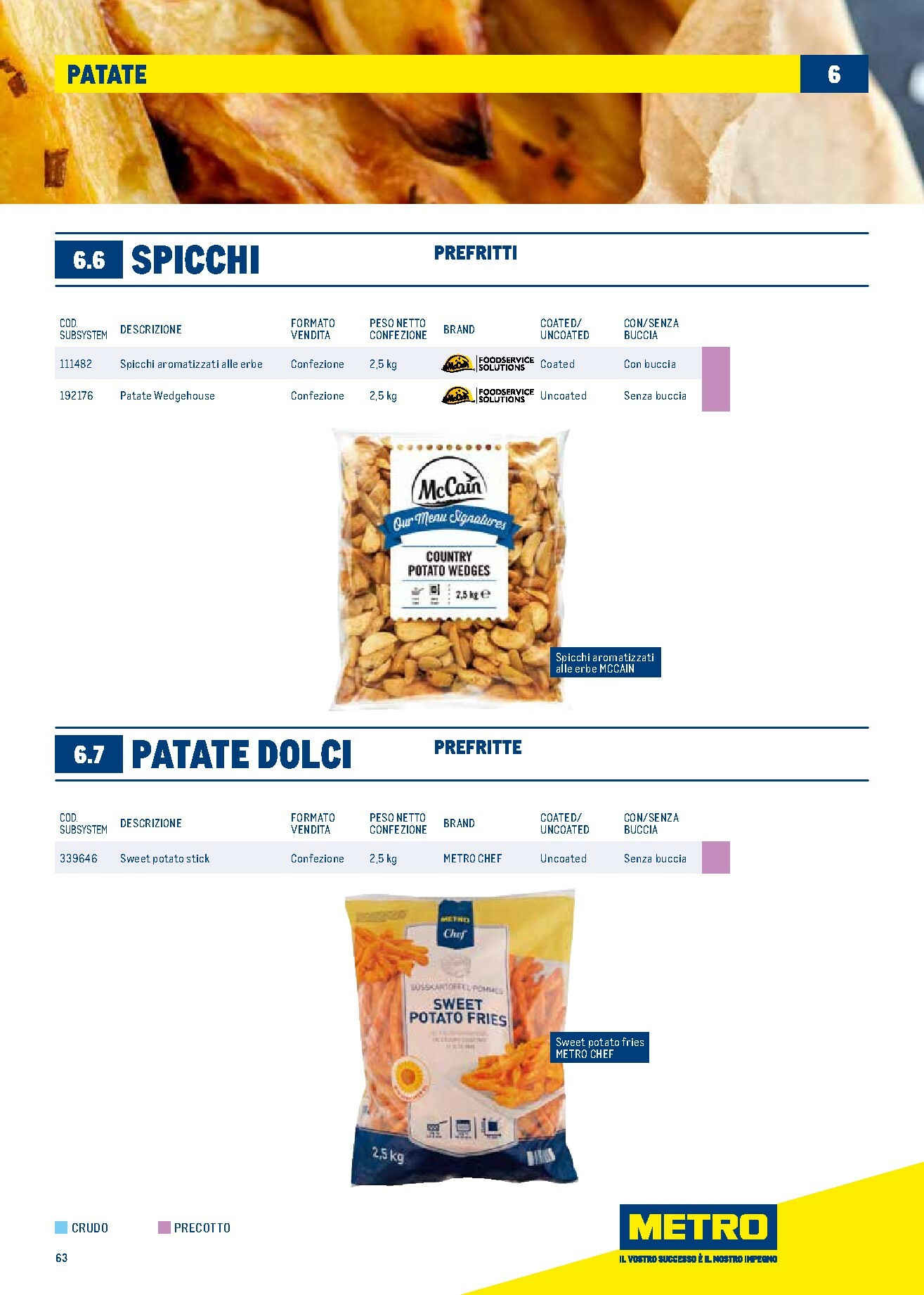 metro - Volantino Metro - Catalogo Surgelati valido dal 01/01 al 31/12 - page: 63