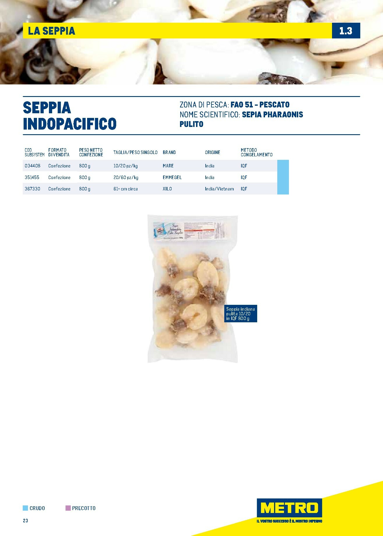 metro - Volantino Metro - Catalogo Surgelati valido dal 01/01 al 31/12 - page: 23