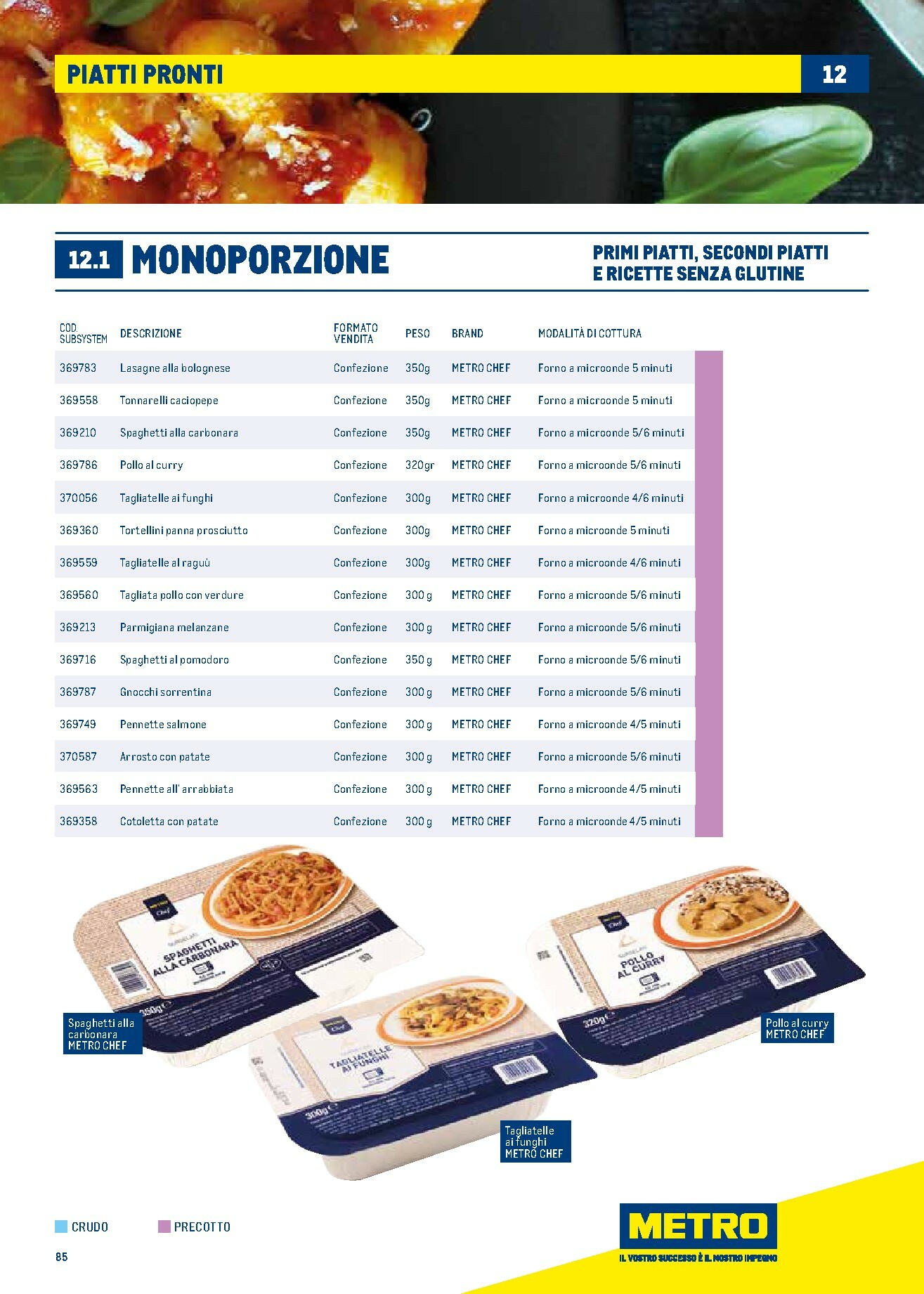 metro - Volantino Metro - Catalogo Surgelati valido dal 01/01 al 31/12 - page: 85