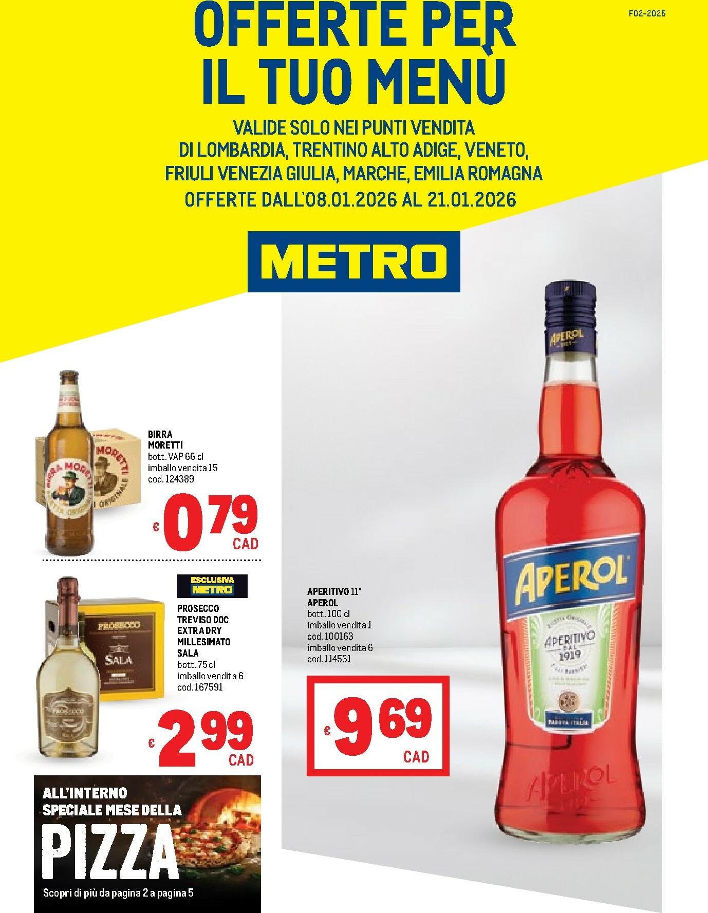 metro - Volantino Metro valido dal 08/01 al 21/01