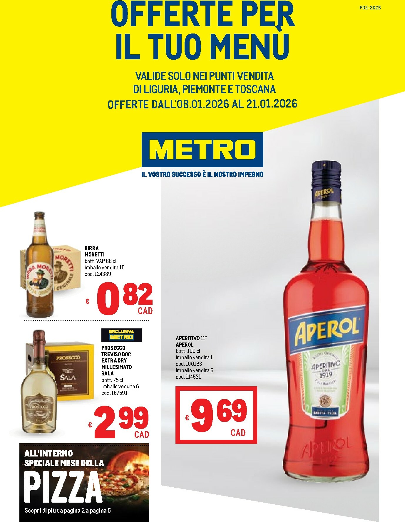 metro - Volantino Metro - Liguria, Piemonte e Toscana valido dal 08/01 al 21/01