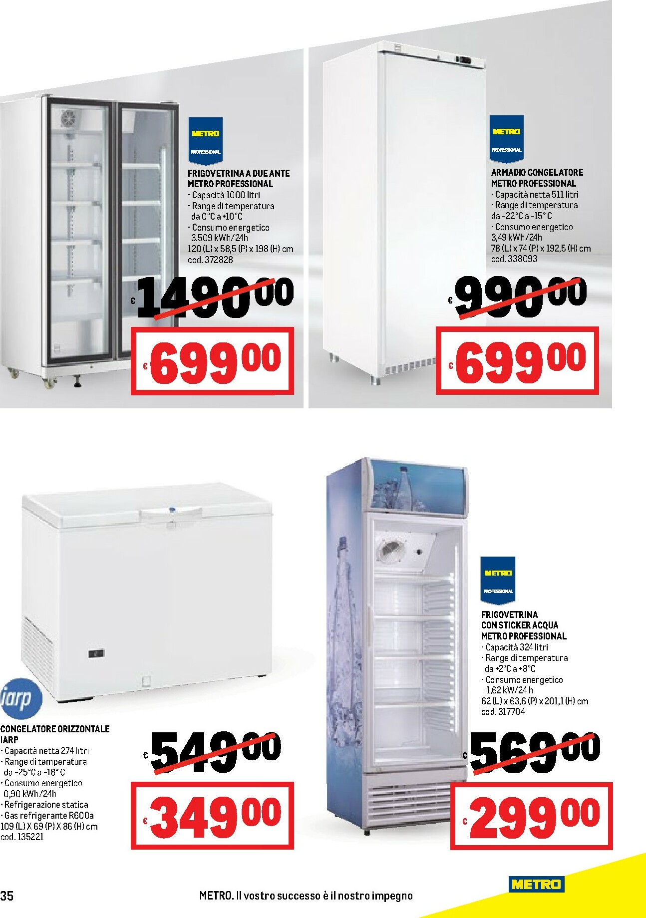 metro - Volantino Metro - Lombardia, Trentino Alto Adige, Veneto, Friuli Venezia Giulia, Marche, Emilia Romagna valido dal 22/01 al 04/02 - page: 35