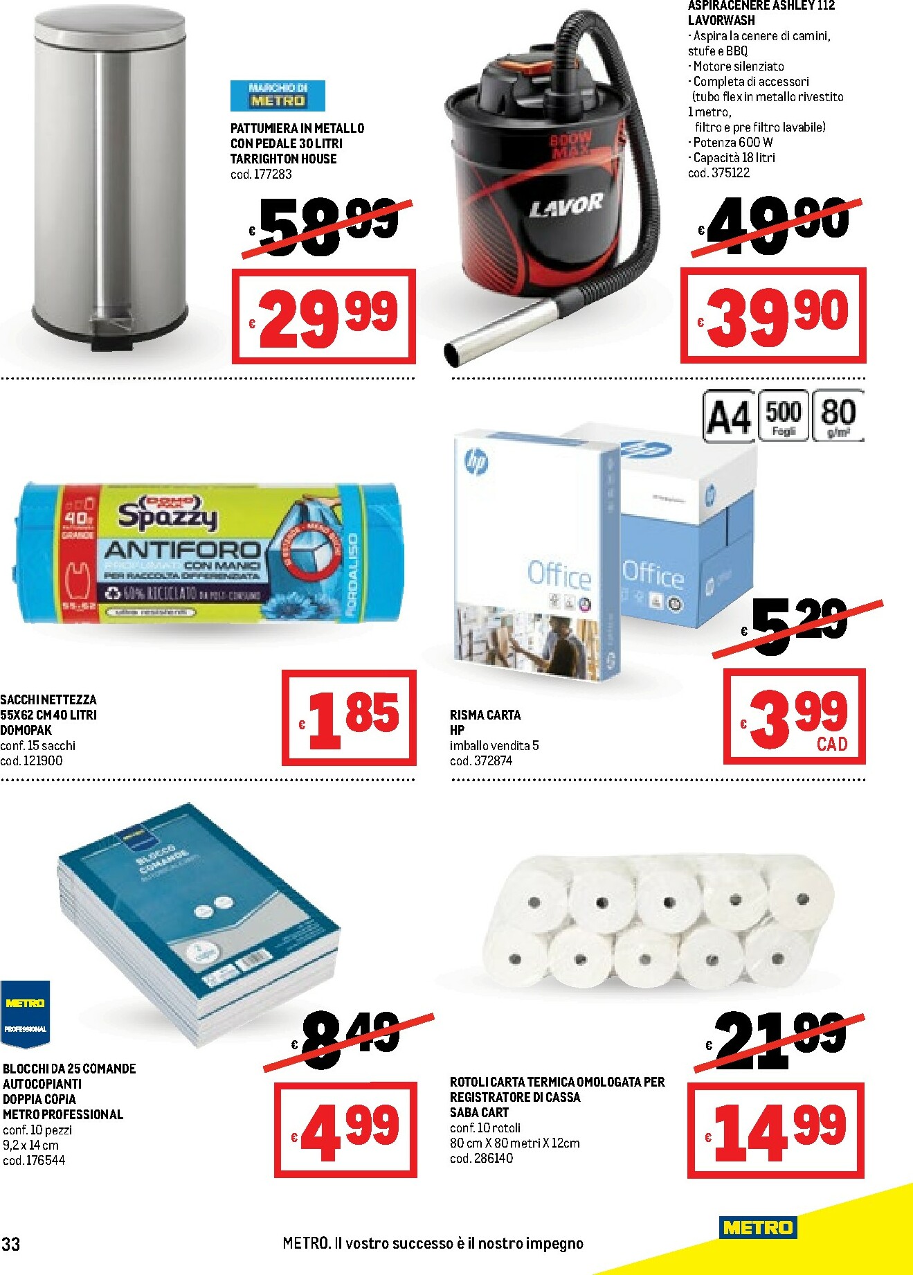 metro - Volantino Metro - Abruzzo e Puglia valido dal 22/01 al 04/02 - page: 33