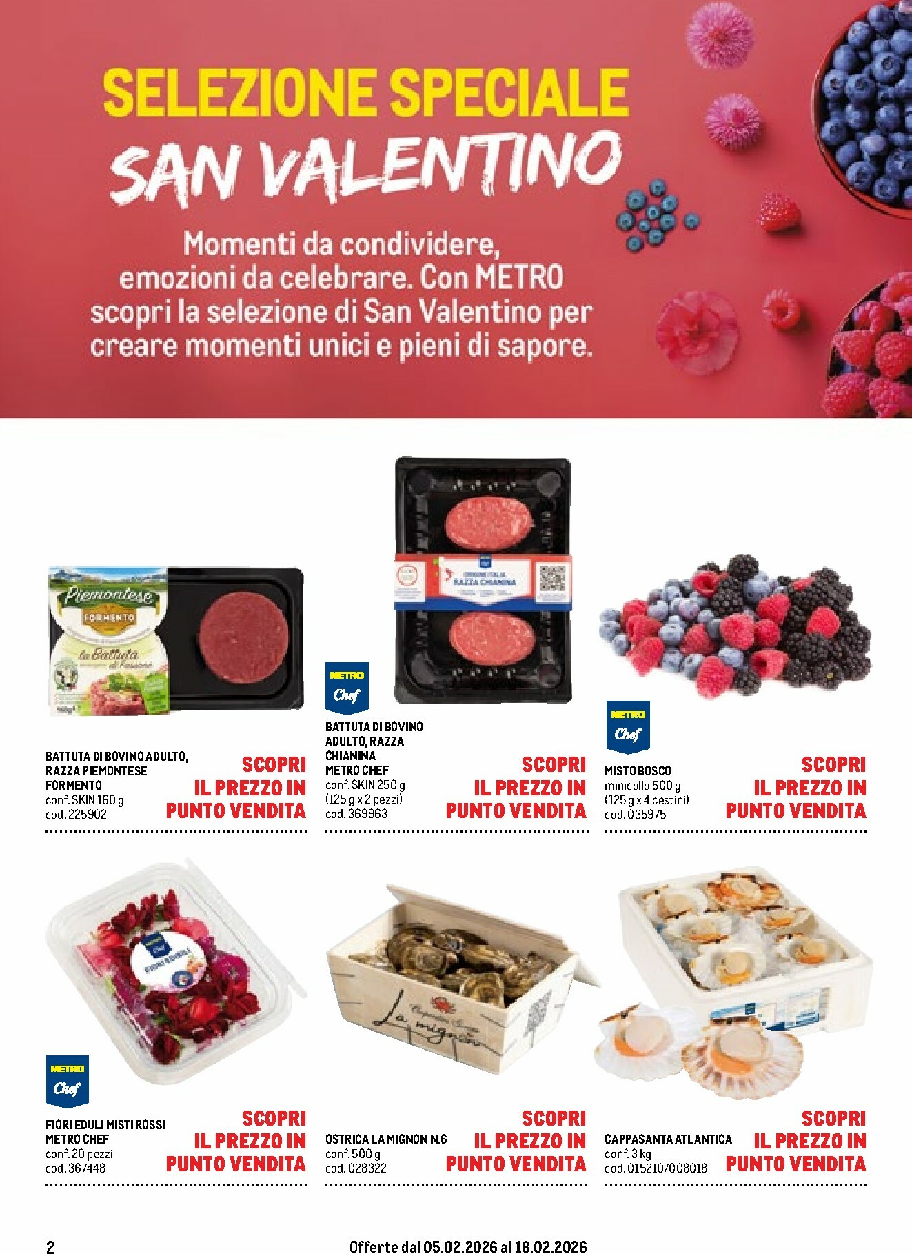 metro - Volantino Metro - San Valentino valido dal 05/02/2026 al 18/02/2026 - page: 2