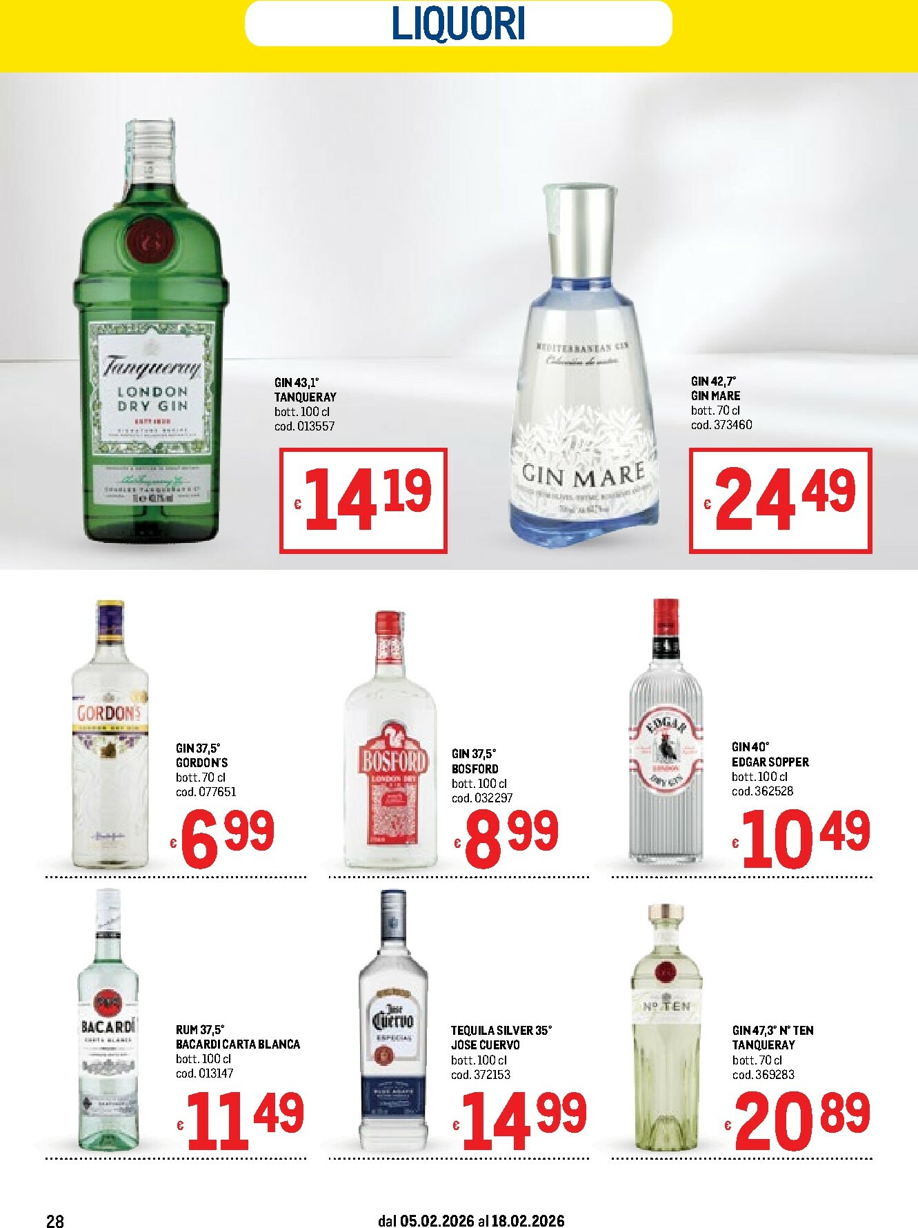 metro - Volantino Metro - Lombardia, Trentino Alto Adige, Friuli Venezia Giulia, Marche, Emilia Romagna valido dal 05/02/2026 al 18/02/2026 - page: 28