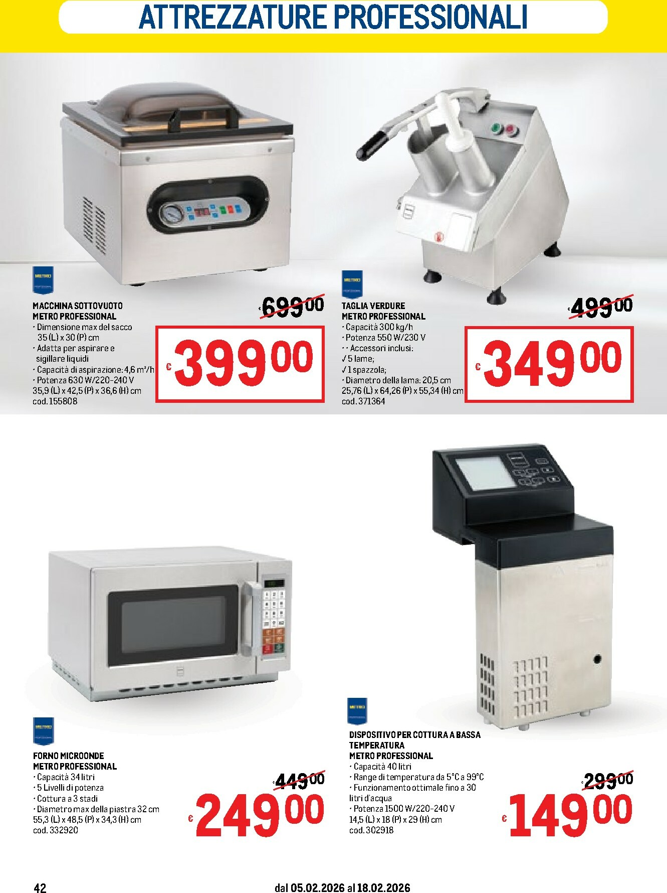 metro - Volantino Metro - Liguria, Piemonte e Toscana valido dal 05/02/2026 al 18/02/2026 - page: 42