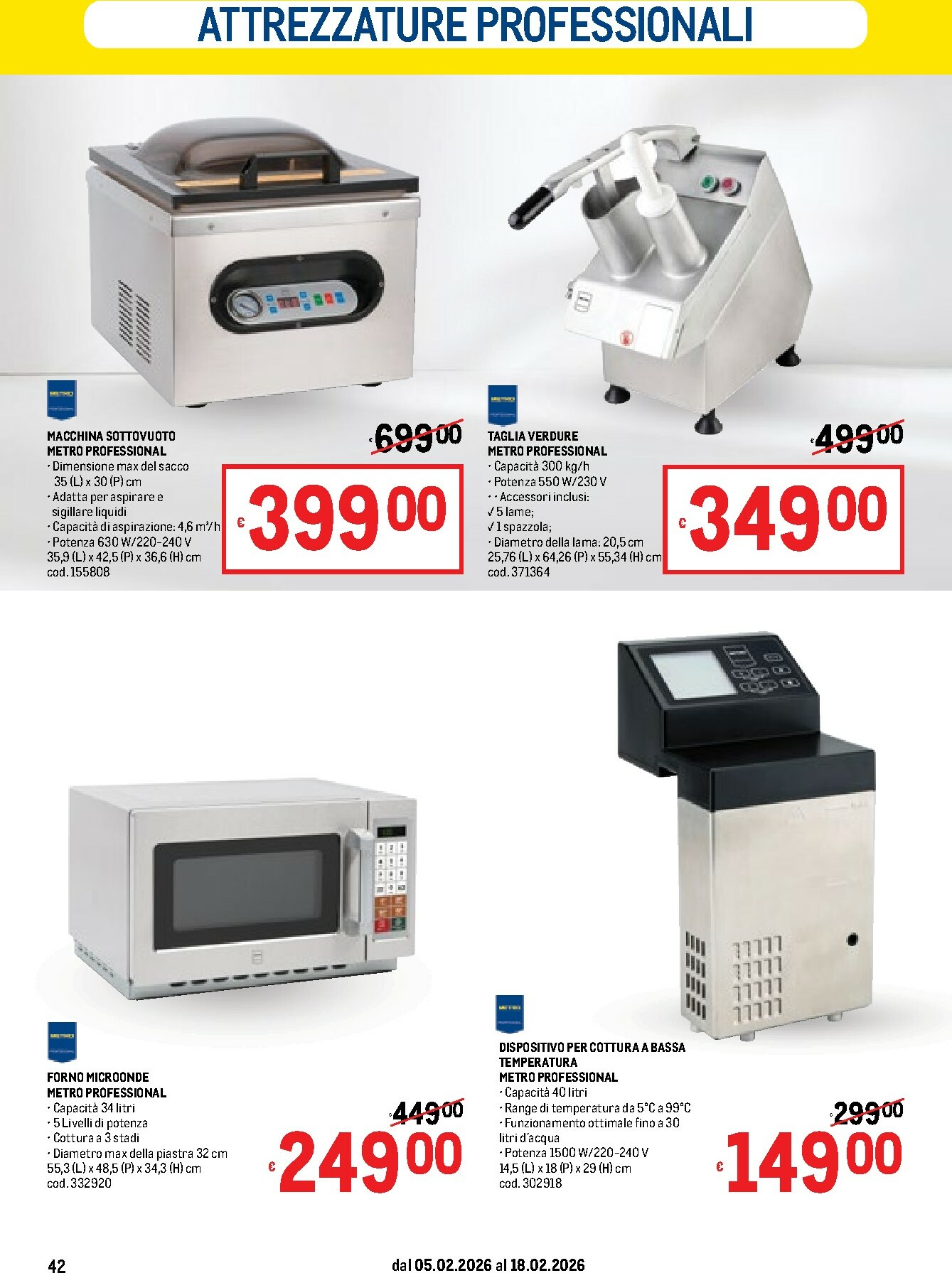 metro - Volantino Metro - Campania e Sicilia valido dal 05/02/2026 al 18/02/2026 - page: 42