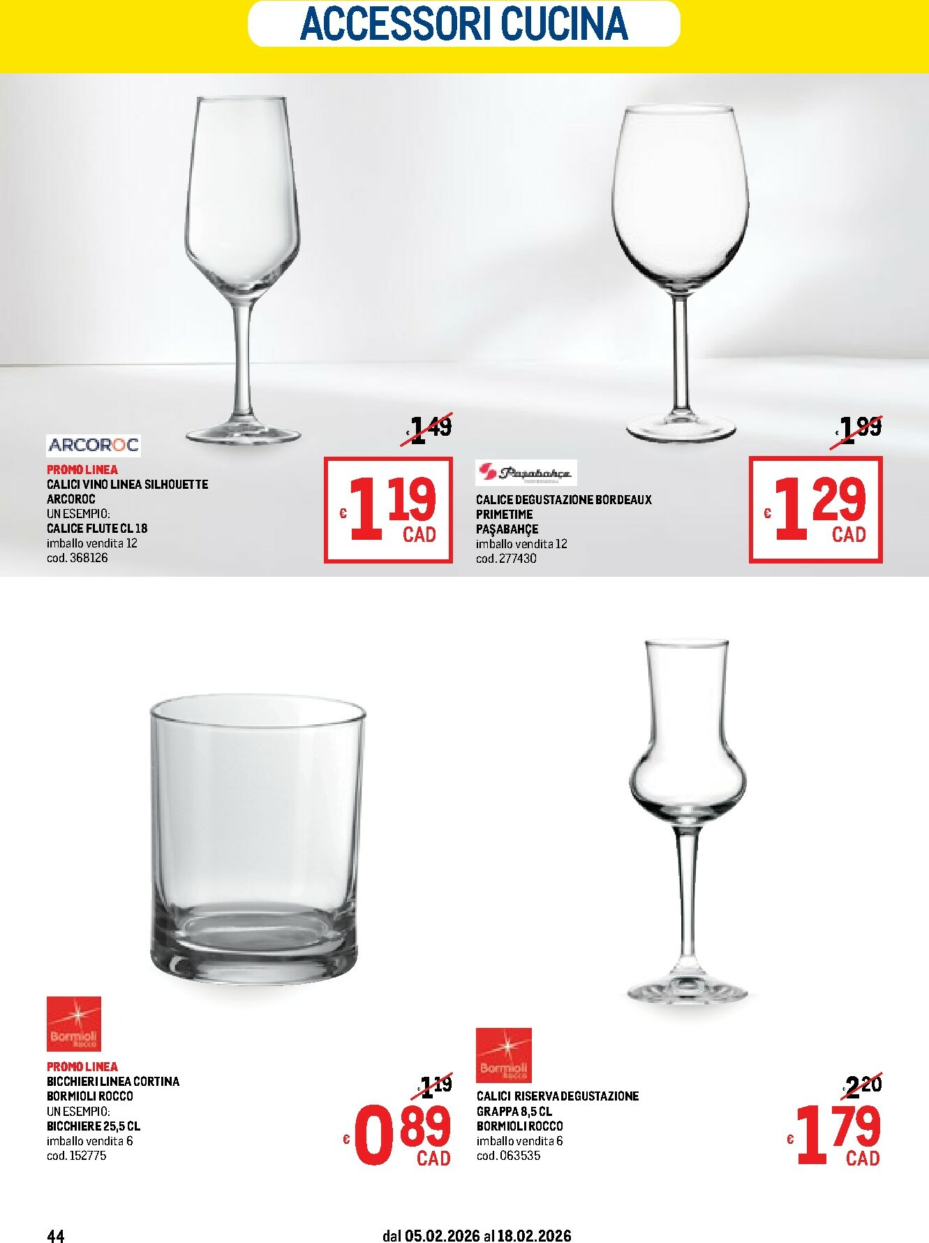 metro - Volantino Metro - Campania e Sicilia valido dal 05/02/2026 al 18/02/2026 - page: 44