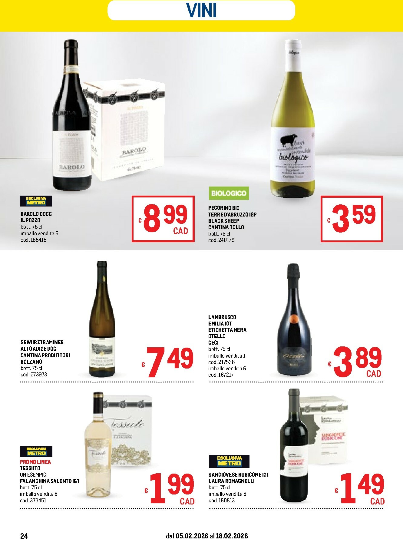 metro - Volantino Metro - Lazio e Umbria valido dal 05/02/2026 al 18/02/2026 - page: 24