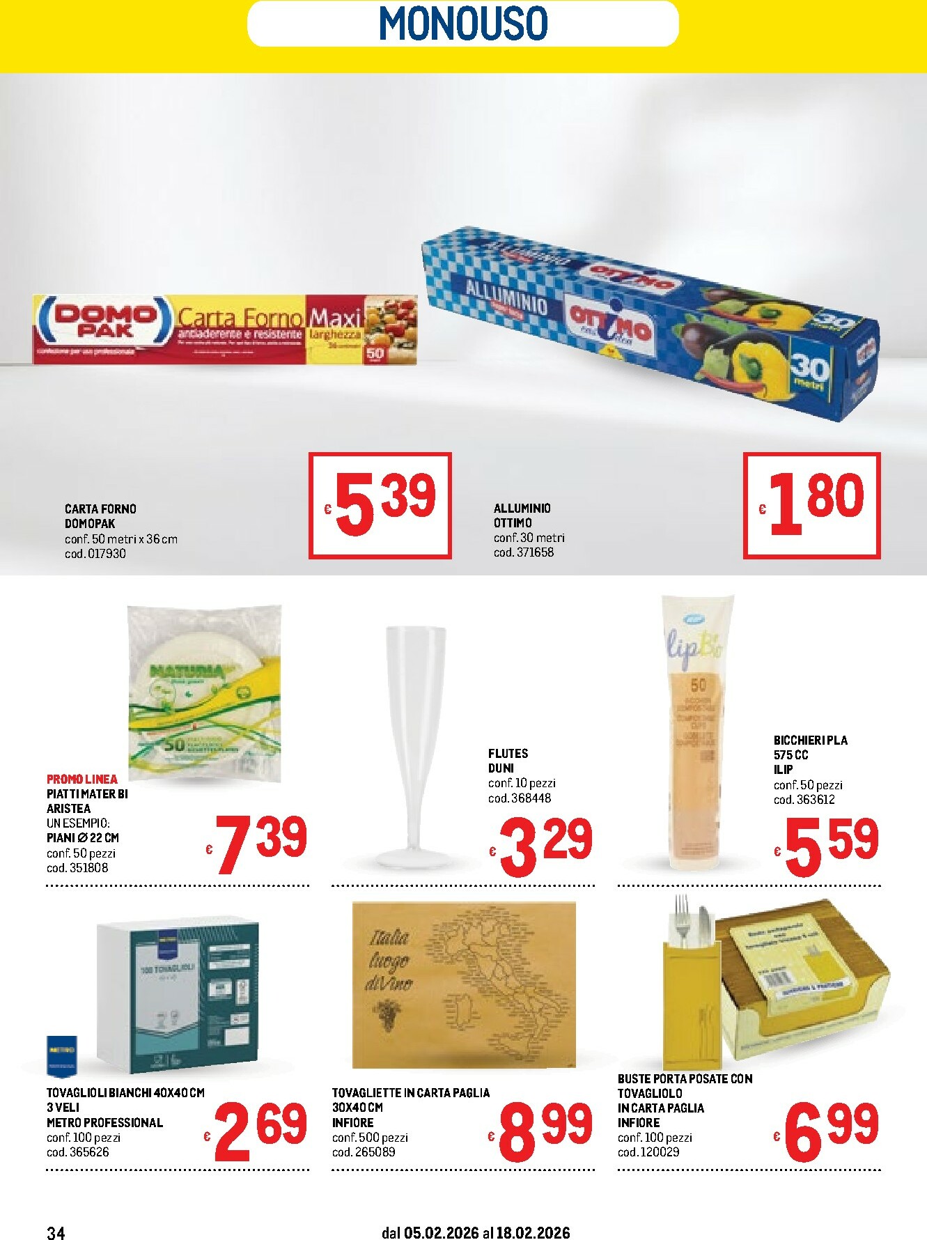metro - Volantino Metro - Lazio e Umbria valido dal 05/02/2026 al 18/02/2026 - page: 34