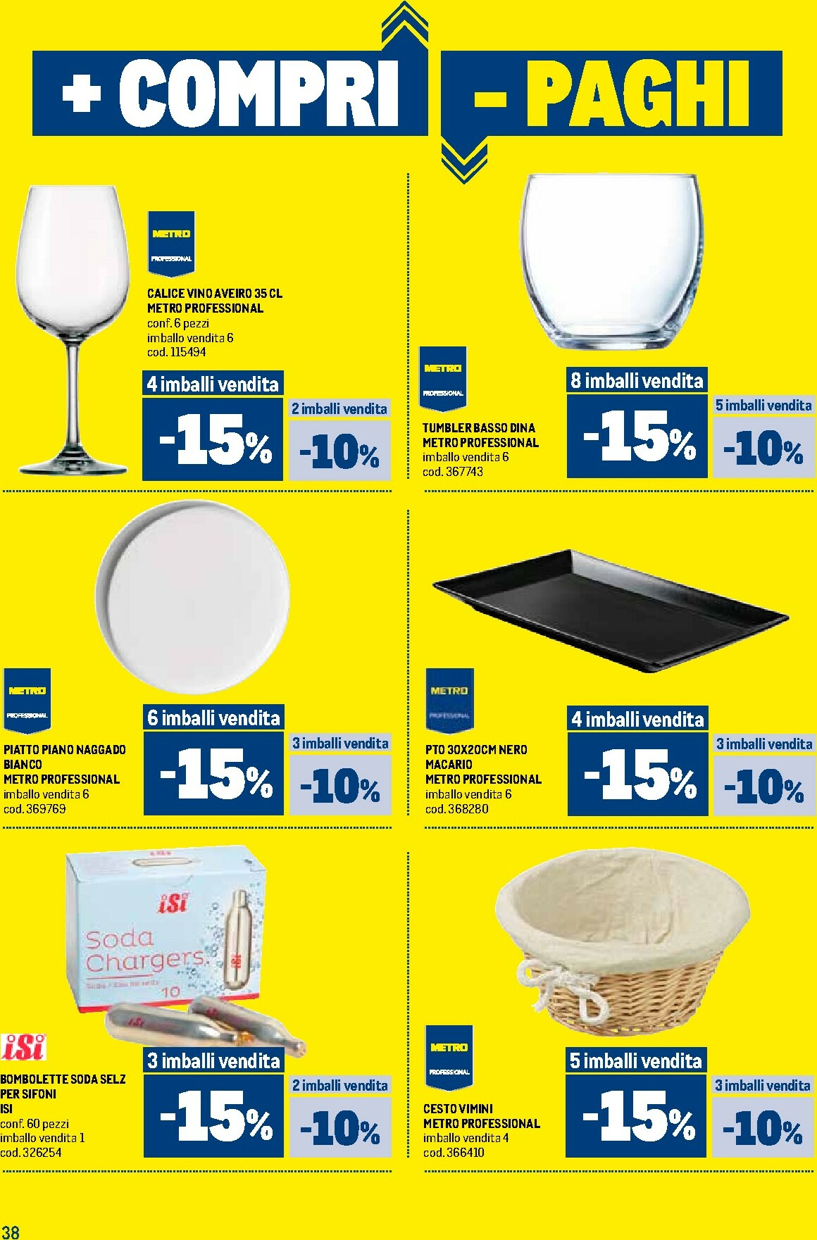 metro - Volantino Metro - Lazio e Umbria valido dal 05/02/2026 al 18/02/2026 - page: 38