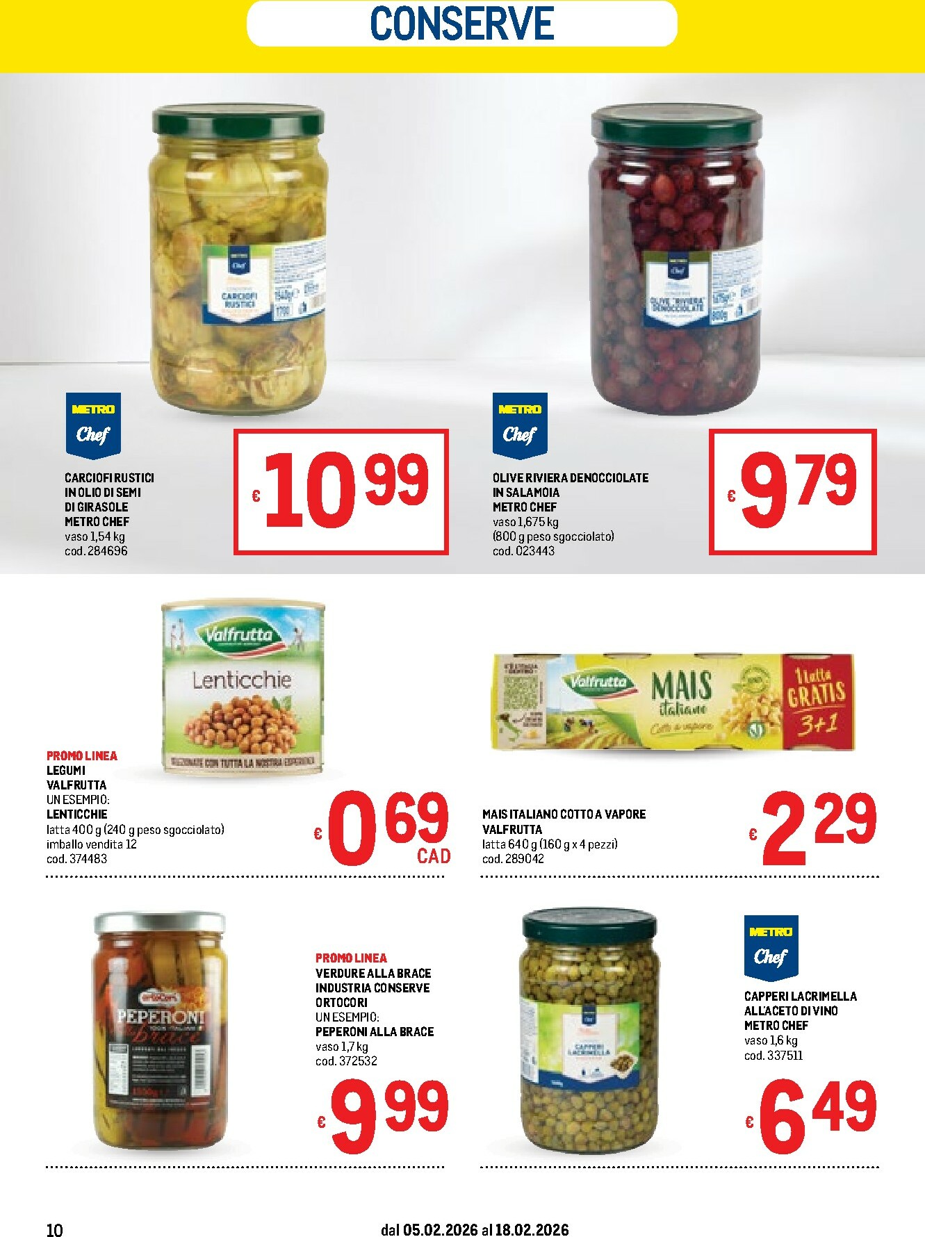 metro - Volantino Metro - Lazio e Umbria valido dal 05/02/2026 al 18/02/2026 - page: 10