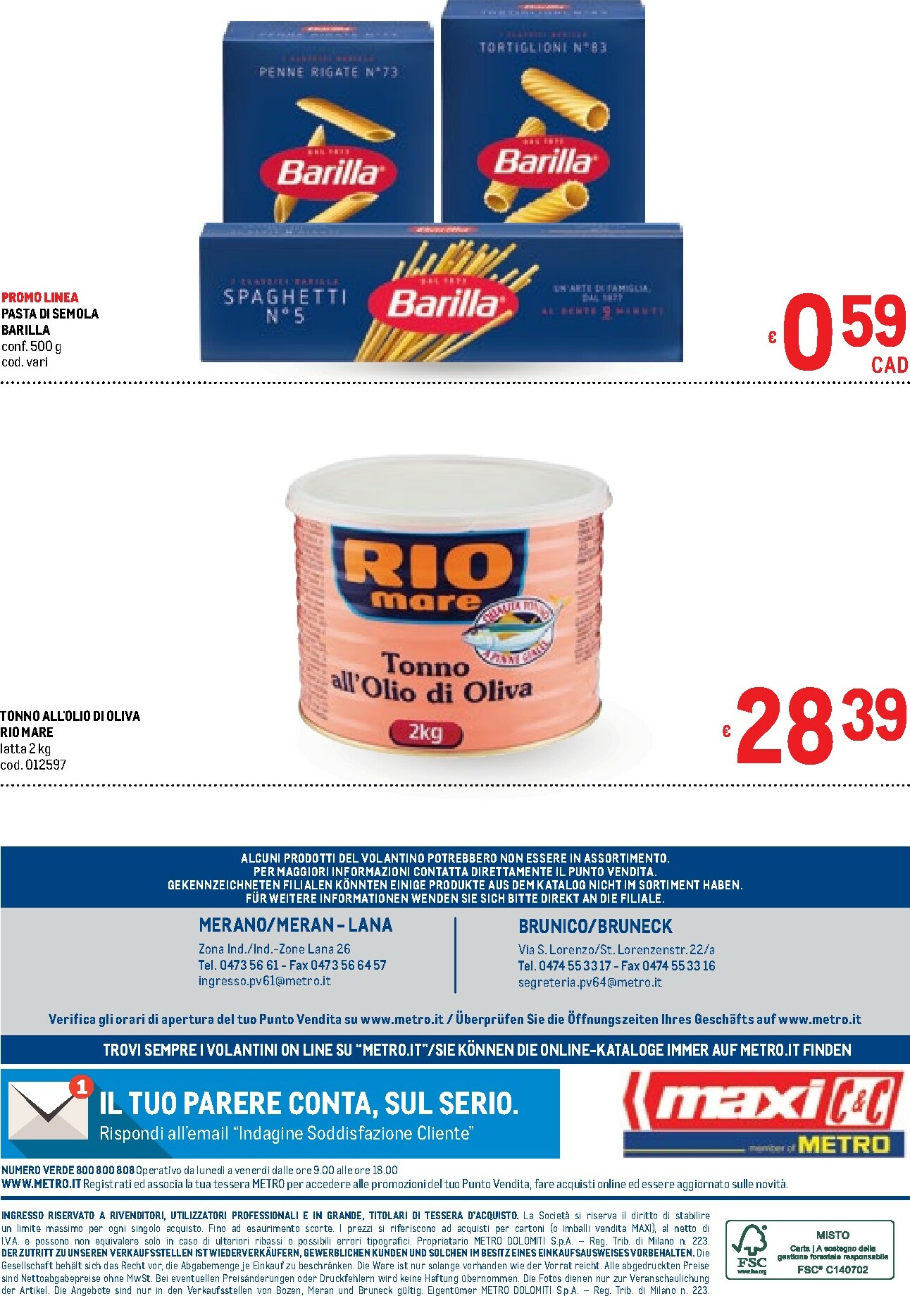 metro - Volantino Metro - Merano e Brunico valido dal 05/02/2026 al 18/02/2026 - page: 48