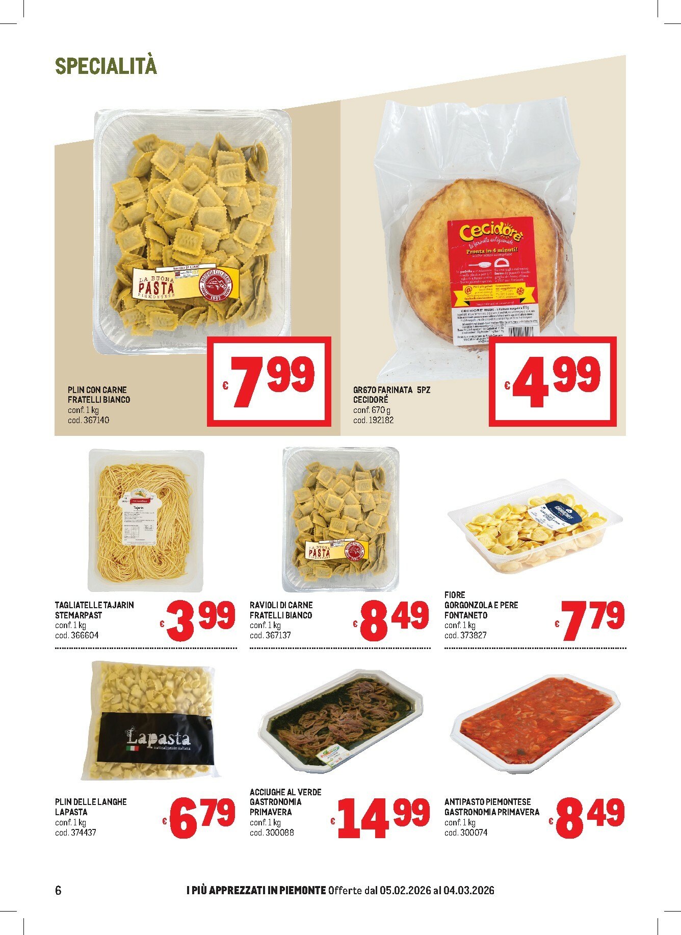 metro - Volantino Metro - Piemonte valido dal 05/02/2026 al 04/03/2026 - page: 6
