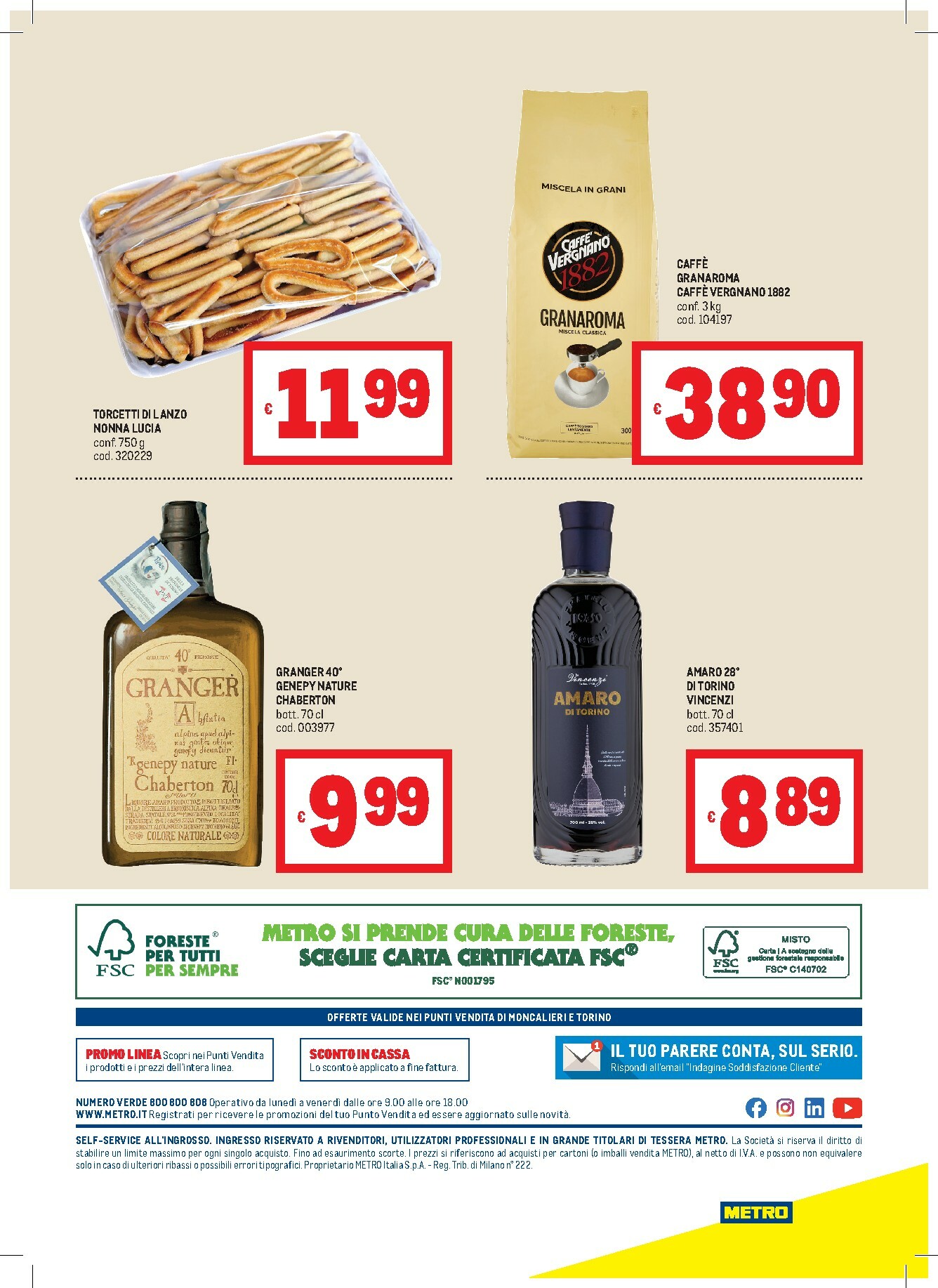 metro - Volantino Metro - Piemonte valido dal 05/02/2026 al 04/03/2026 - page: 8