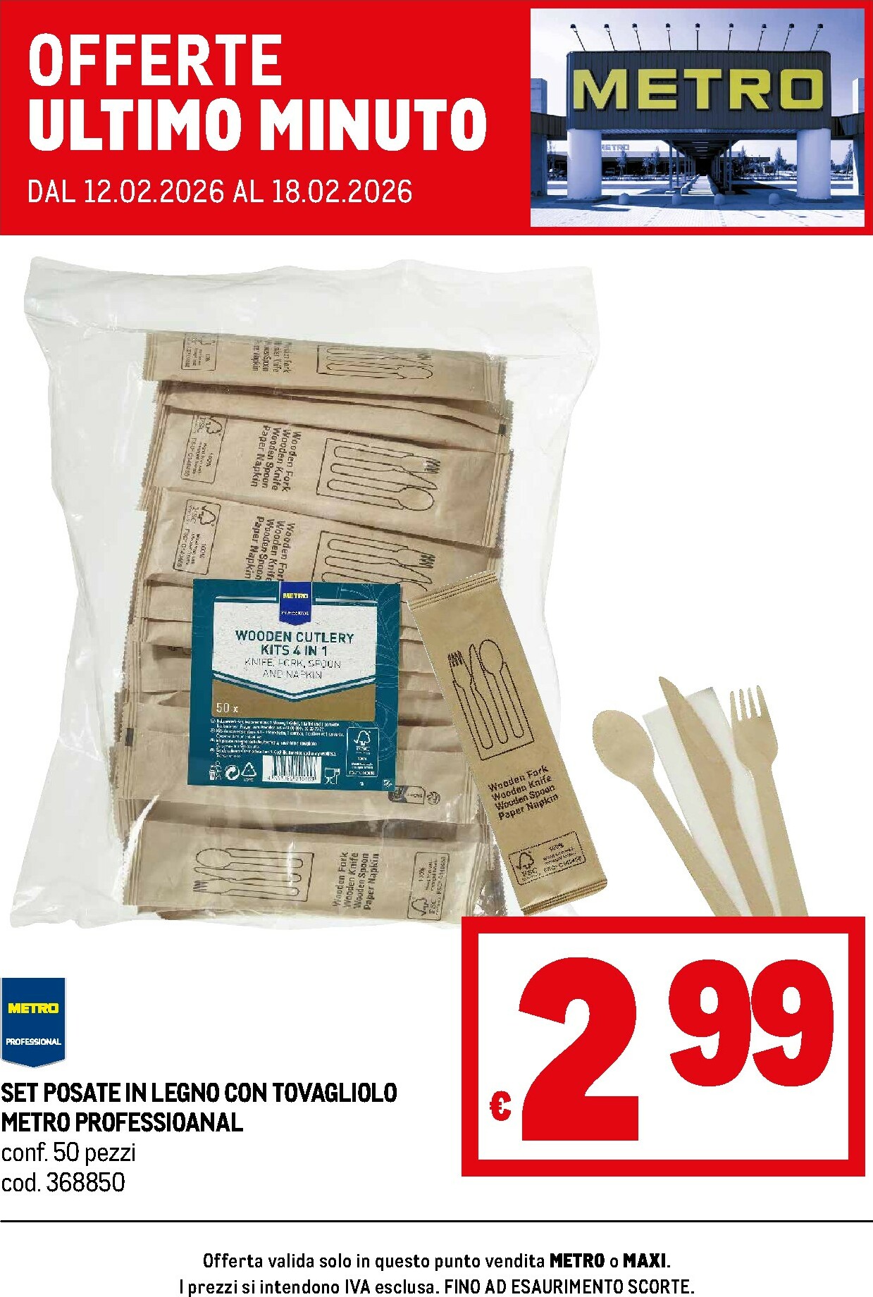 metro - Volantino Metro - Offerte ultimo minuto valido dal 12/02/2026 al 18/02/2026 - page: 1