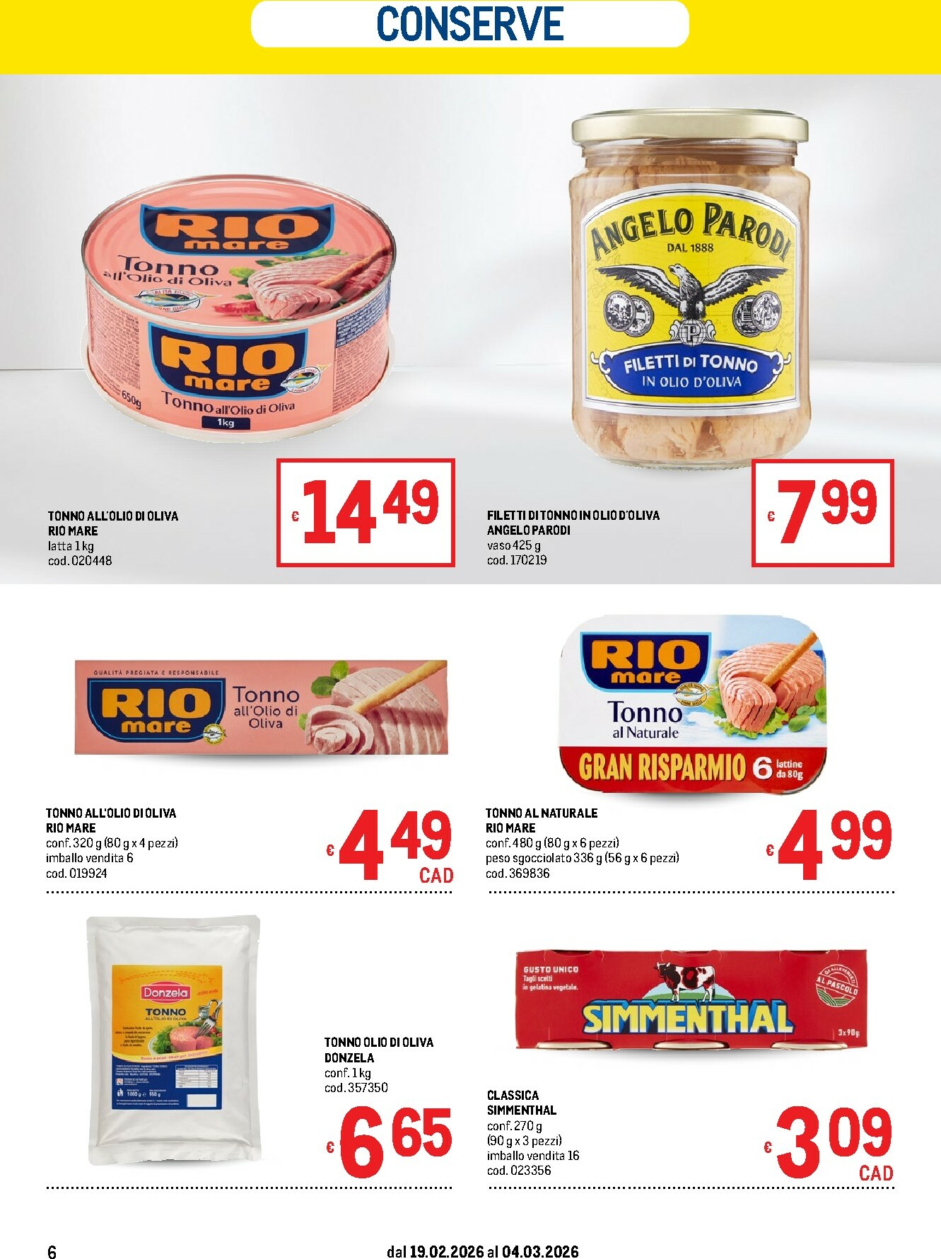 metro - Volantino Metro valido dal 19/02/2026 al 04/03/2026 - page: 6