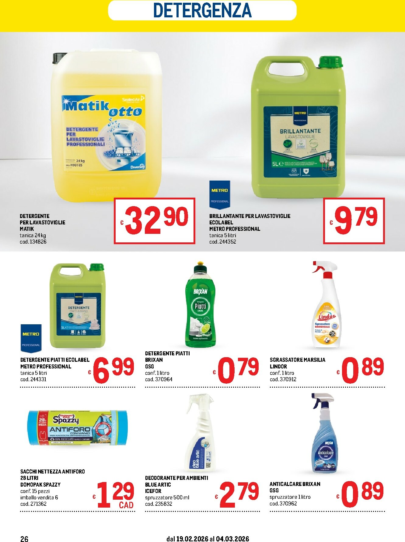 metro - Volantino Metro valido dal 19/02/2026 al 04/03/2026 - page: 26