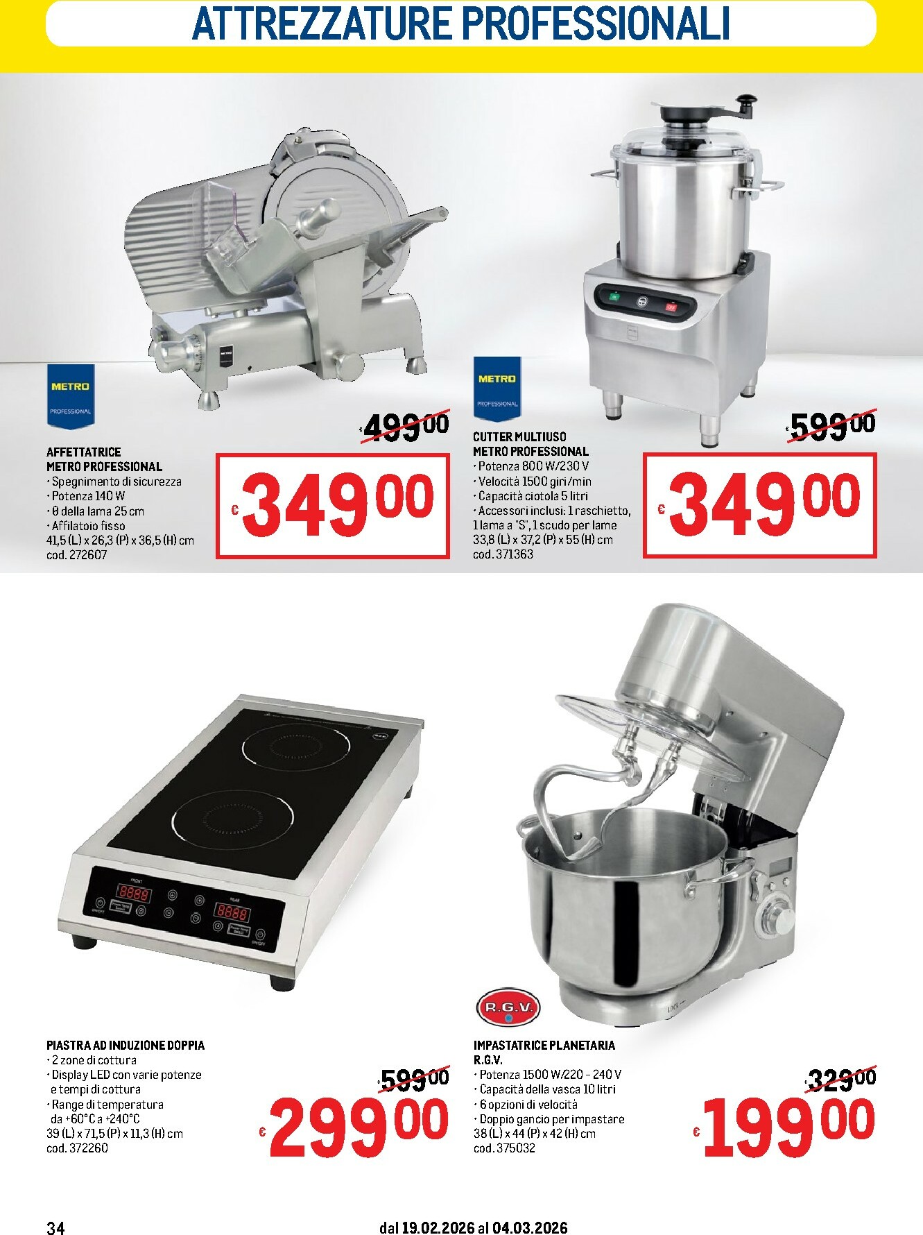 metro - Volantino Metro - Offerte per il tuo Menù valido dal 19/02/2026 al 04/03/2026 - page: 34