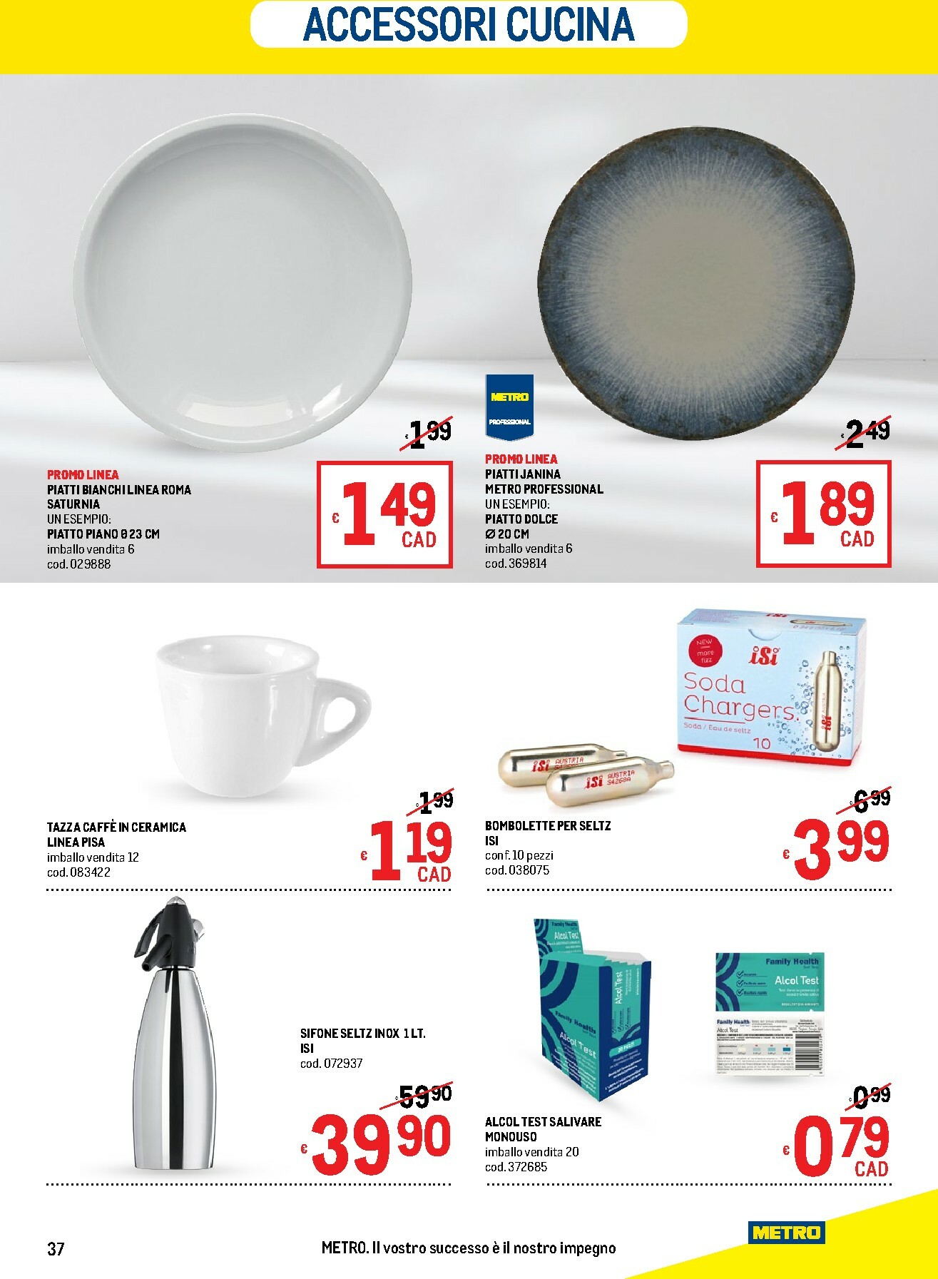 metro - Volantino Metro - Offerte per il tuo Menù valido dal 19/02/2026 al 04/03/2026 - page: 37