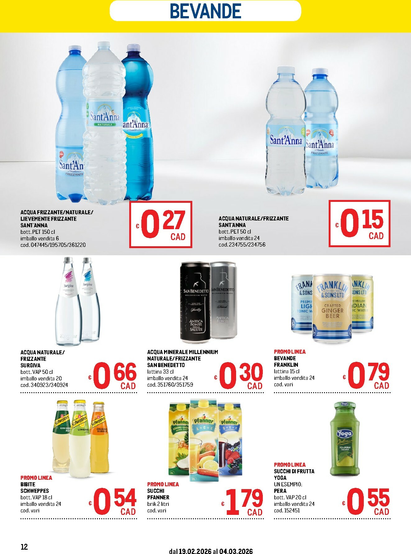 metro - Volantino Metro - Offerte per il tuo Menù valido dal 19/02/2026 al 04/03/2026 - page: 12